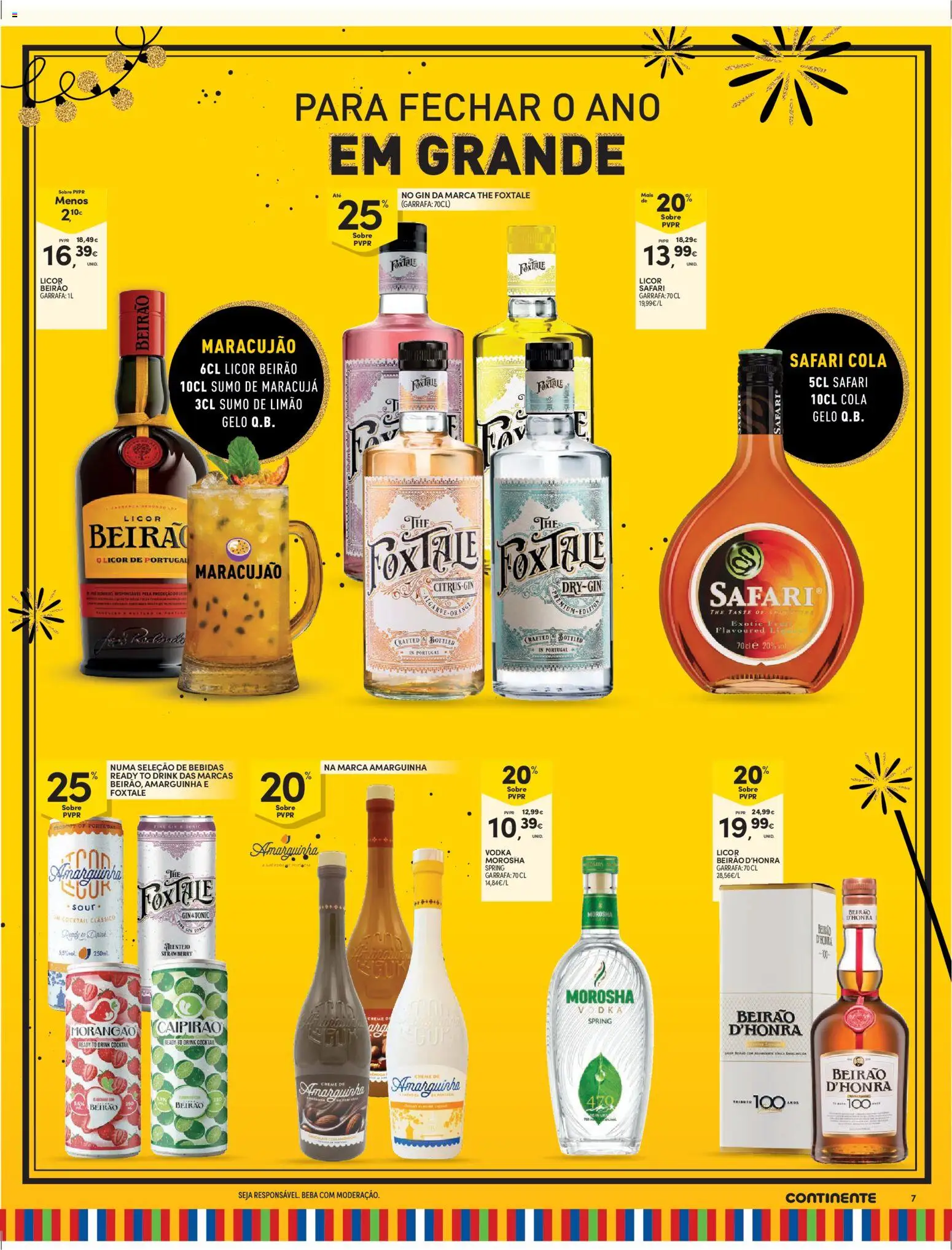 Continente - Madeira │ válido de 26.12.2025 | Página: 7 | Produtos: Sumo, Gin, Creme, Vodka