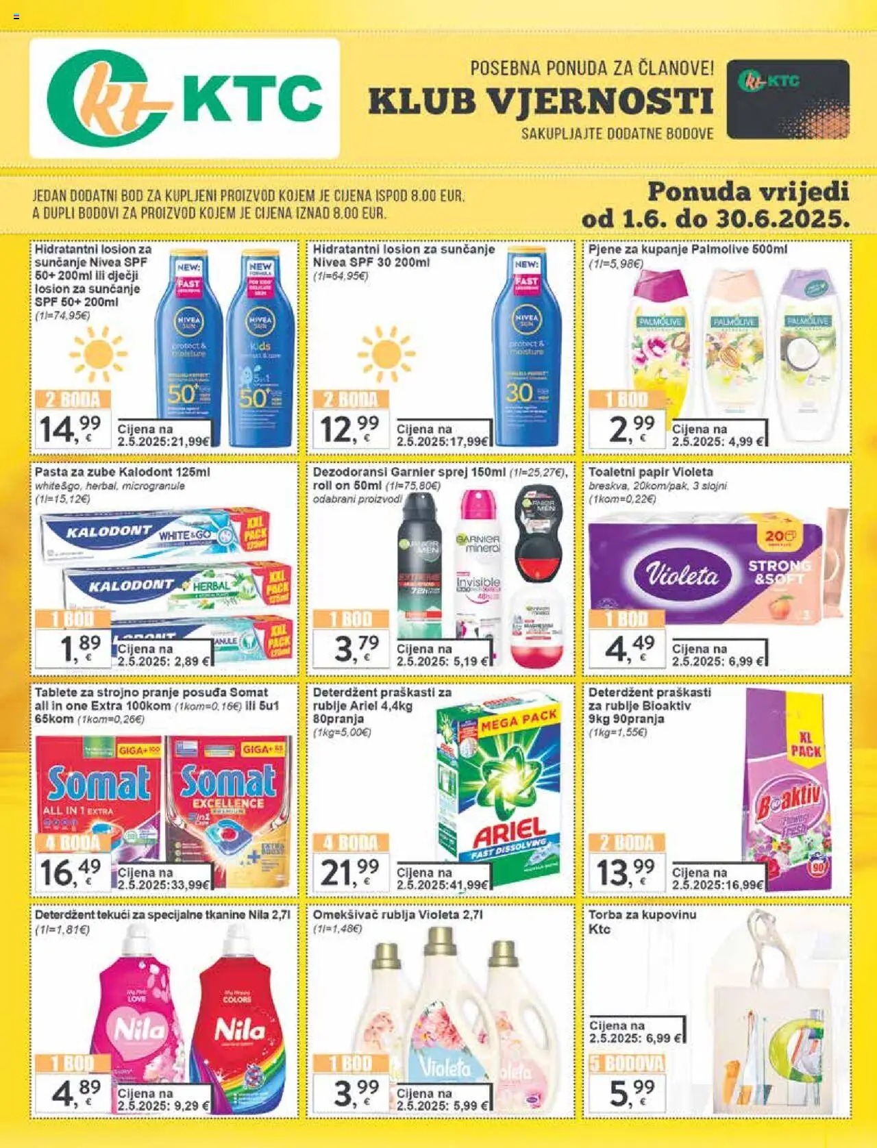 KTC katalog | vrijedi od 05.06.2025 | Stranica: 25 | Proizvodi: Pasta, Somat, Violeta, Garnier