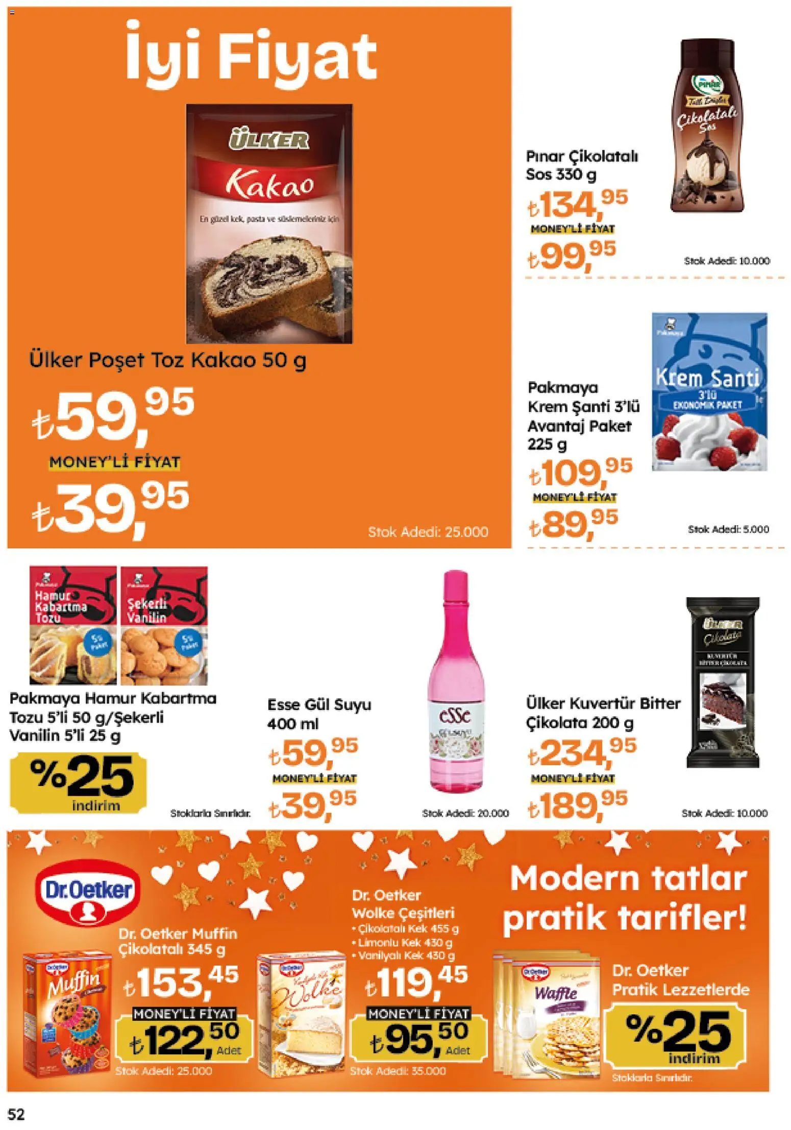 Migros Katalog - Migroskop - 26.03.2026 tarihinden itibaren geçerlidir | Sayfa: 52 | Ürünler: Gül, Krem, Çikolata, Sos