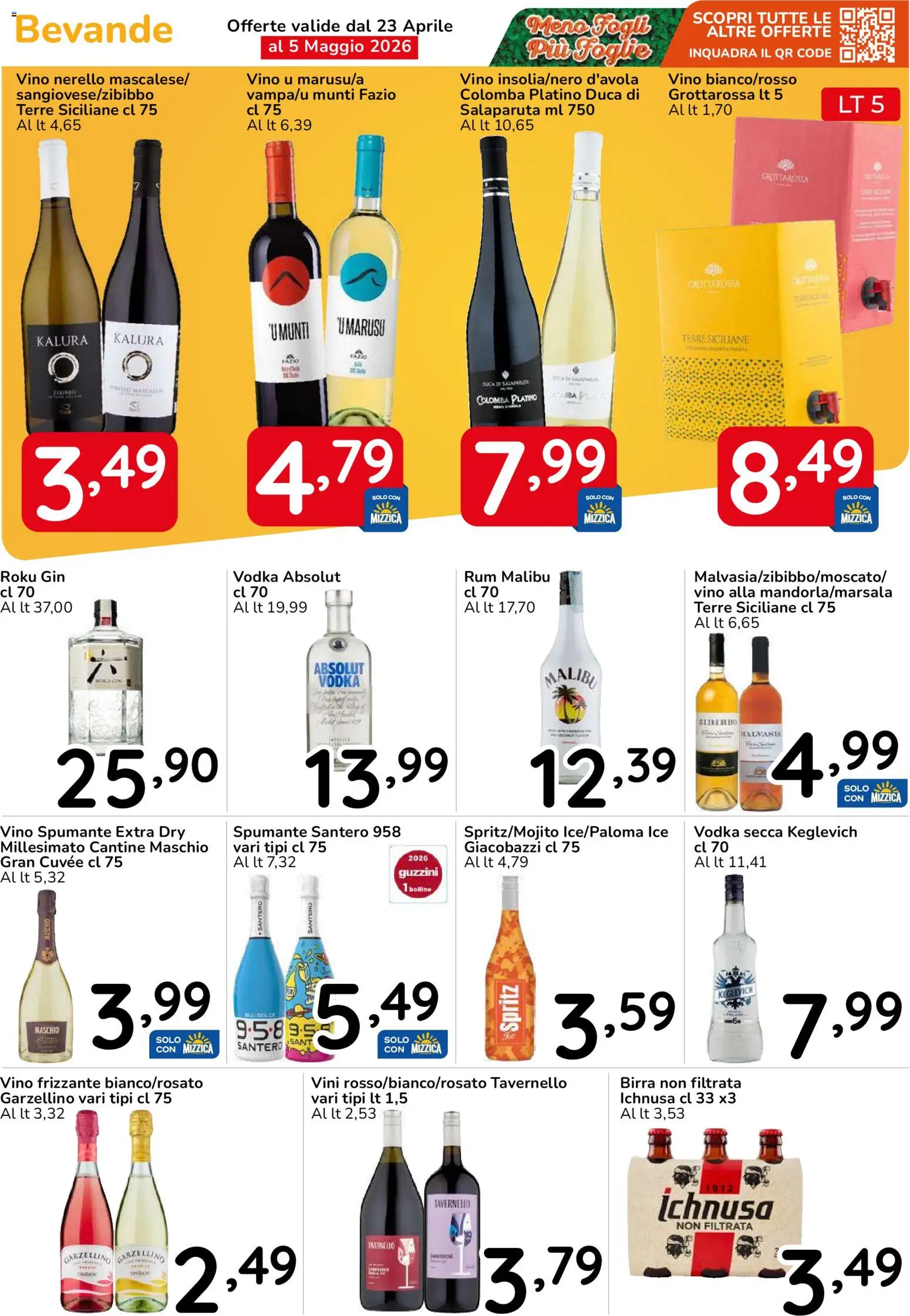 Volantino Famila del 23.04.2026 | Pagina: 37 | Prodotti: Birra, Gin, Rum, Spumante