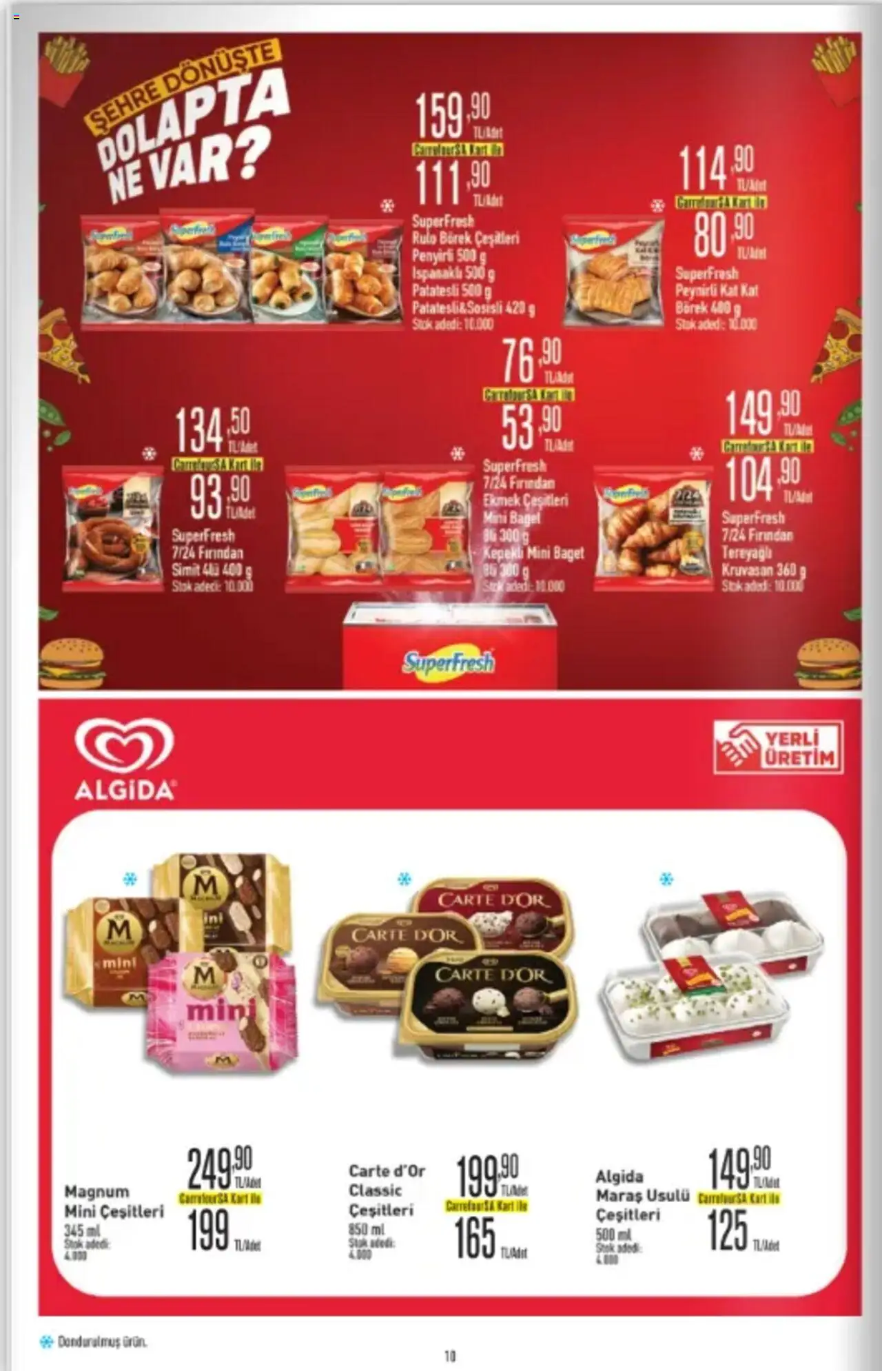 CarrefourSA Katalog - 26.09.2025 tarihinden itibaren geçerlidir | Sayfa: 10 | Ürünler: Ekmek, Simit