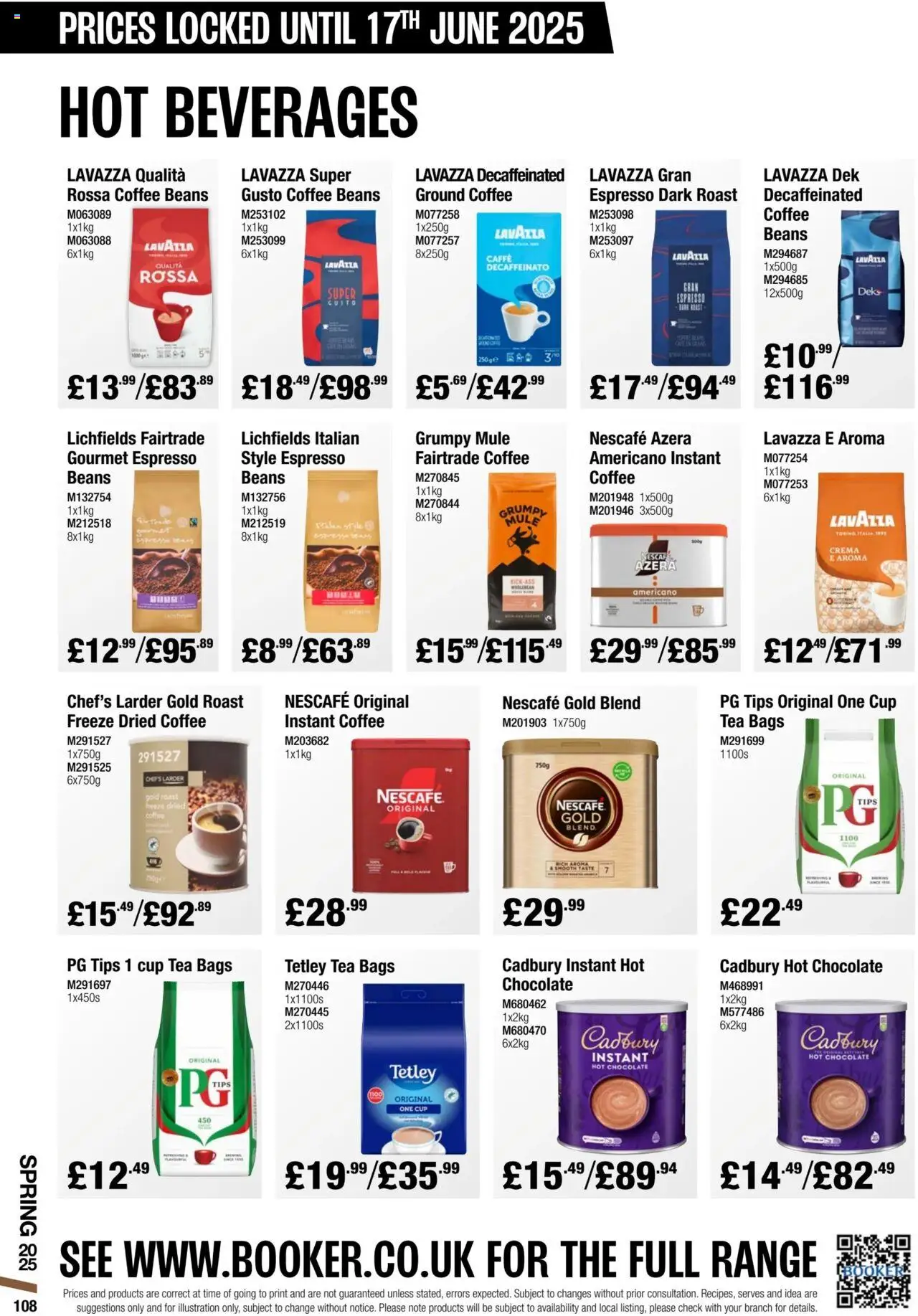  | Page: 108 | Products: Coffee, Chocolate, Tea, Ground coffee