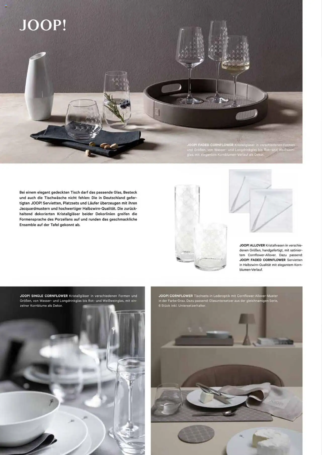 Segmüller - Home Collections - gültig ab dem 23.06.2025 | Seite: 4 | Produkte: Weißwein, Tisch, Wasser
