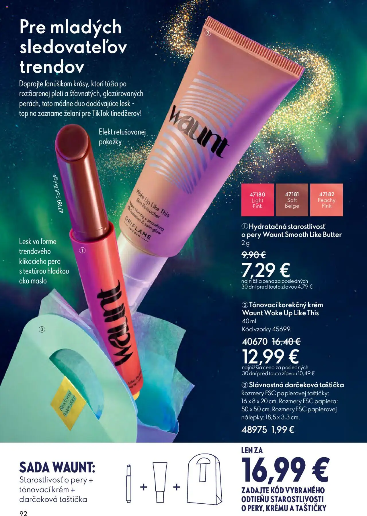 Nové Oriflame akcie – leták je platný od 12.11.2025 | Strana: 92 | Produkty: Maslo, Krém