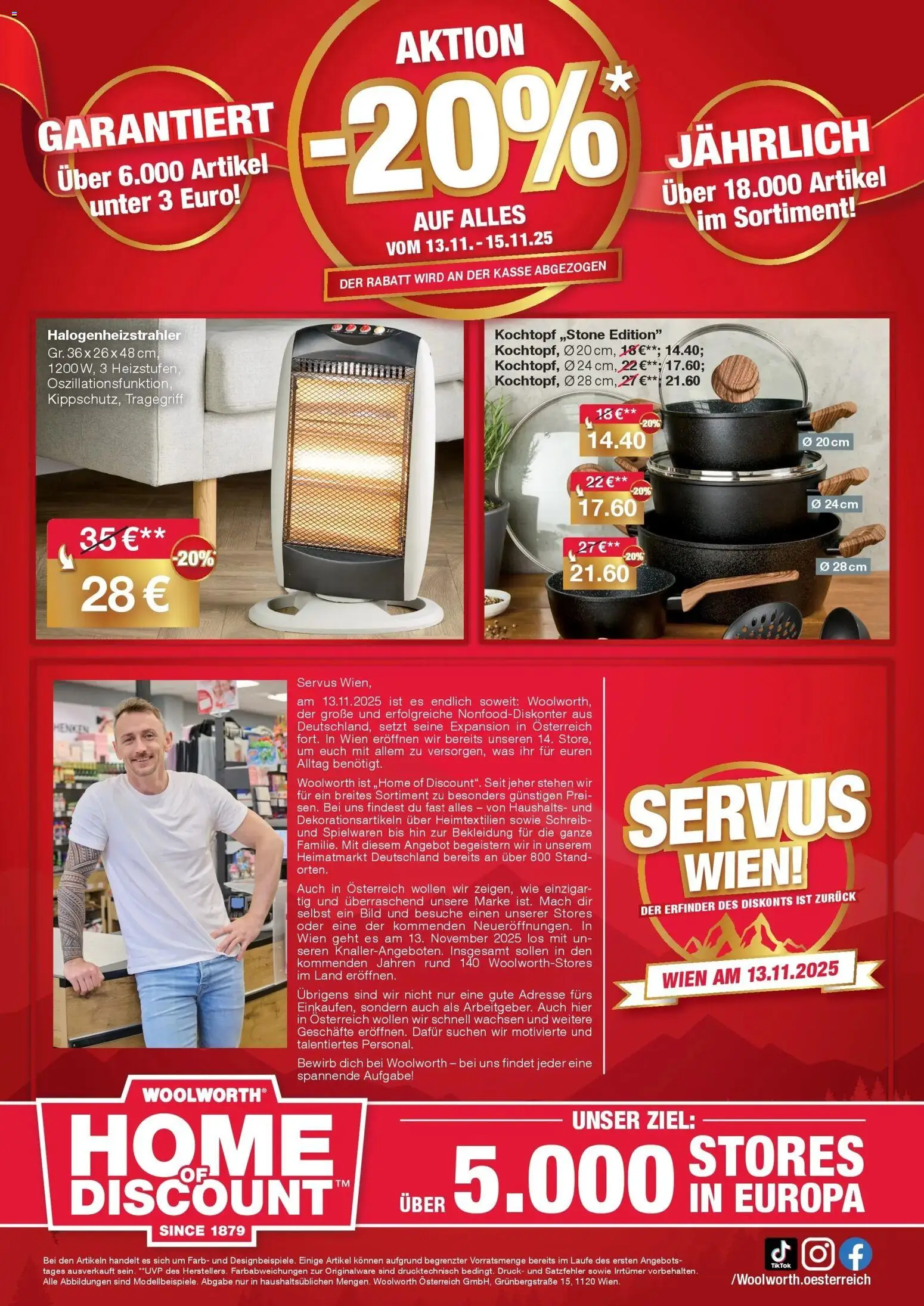 Woolworth - Servus Wien! gültig ab 13.11.2025 | Seite: 8 | Produkte: Bekleidung