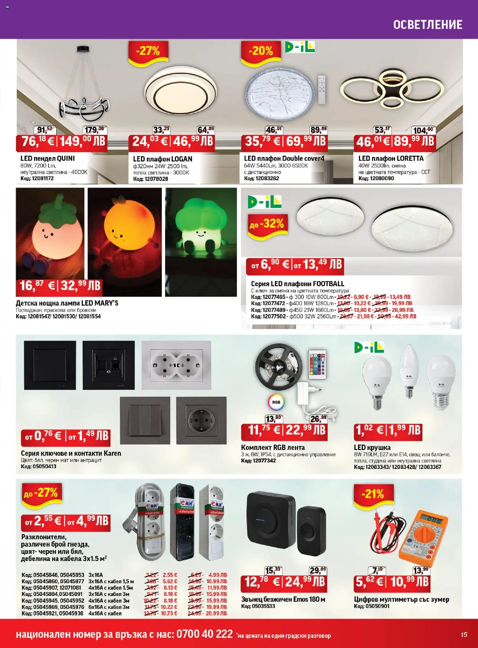 {H1} | Страница: 15 | Продукти: Ключове, Броколи, Праскова, Дистанционно