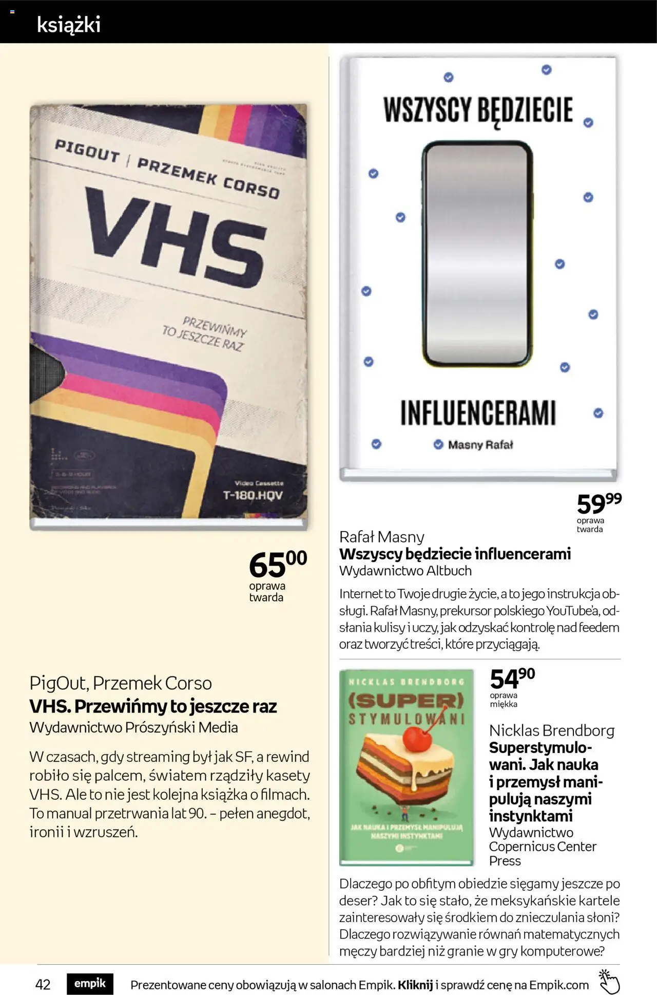 Empik promocje od 15.10.2025 | Strona: 42 | Produkty: Książki, Gry