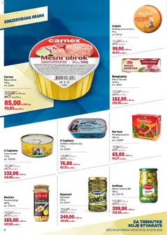 Metro katalog - pregled Metro kataloga - važi od 05.02.2026 | Strana: 4 | Proizvode: Narezak, Mesni narezak, Pašteta, Sardina