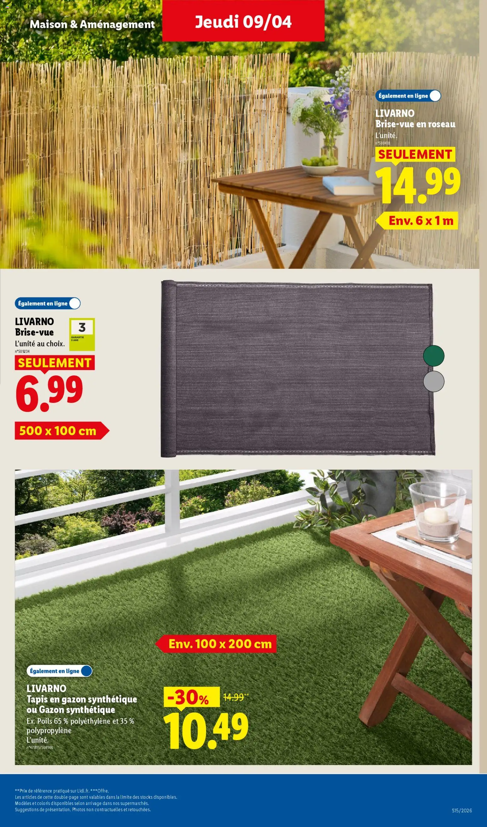 {H1} | Page: 39 | Produits: Gazon synthétique, Gazon, Tapis