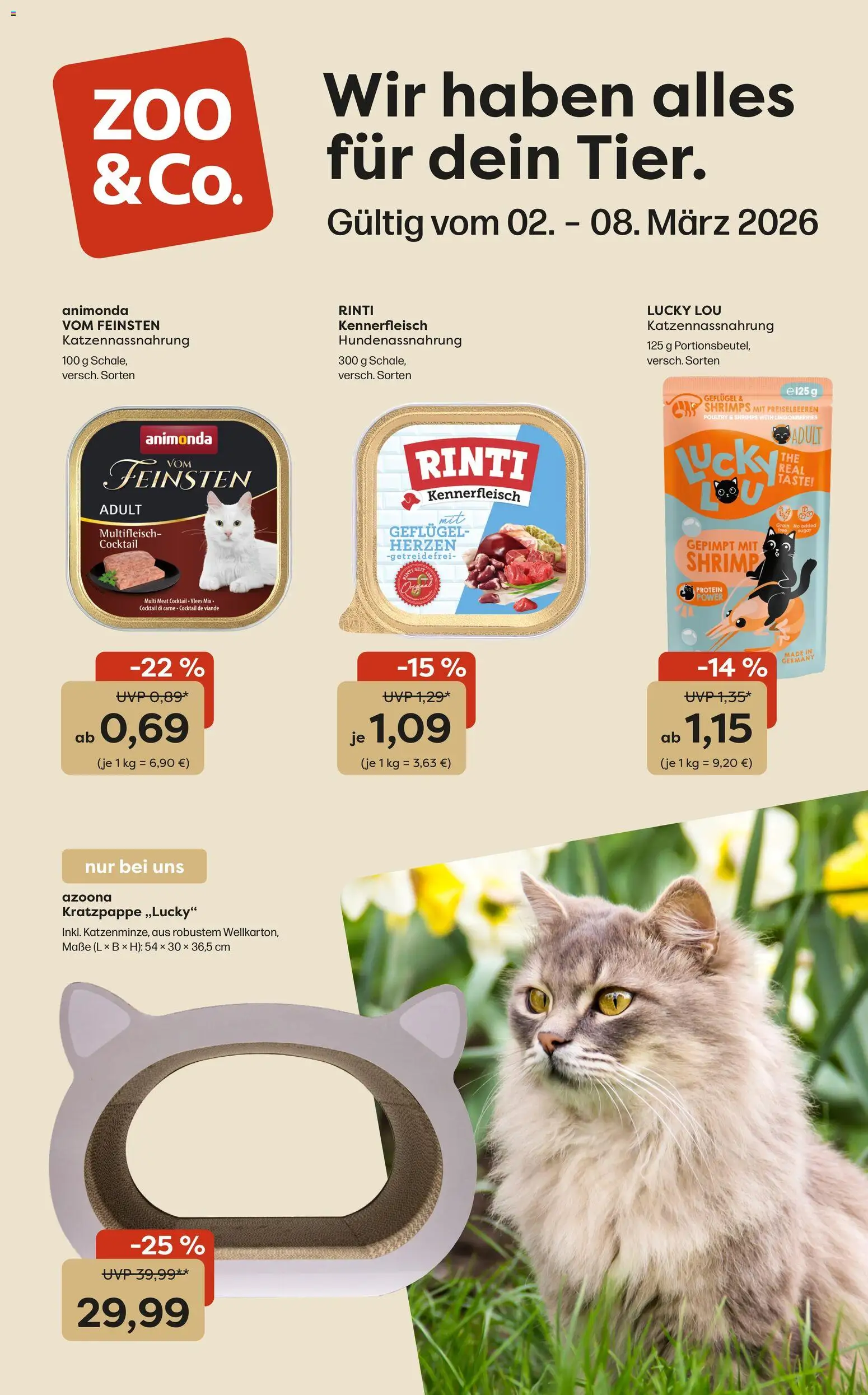 Zoo & co Prospekt 	 – gültig ab 02.03.2026 | Seite: 1