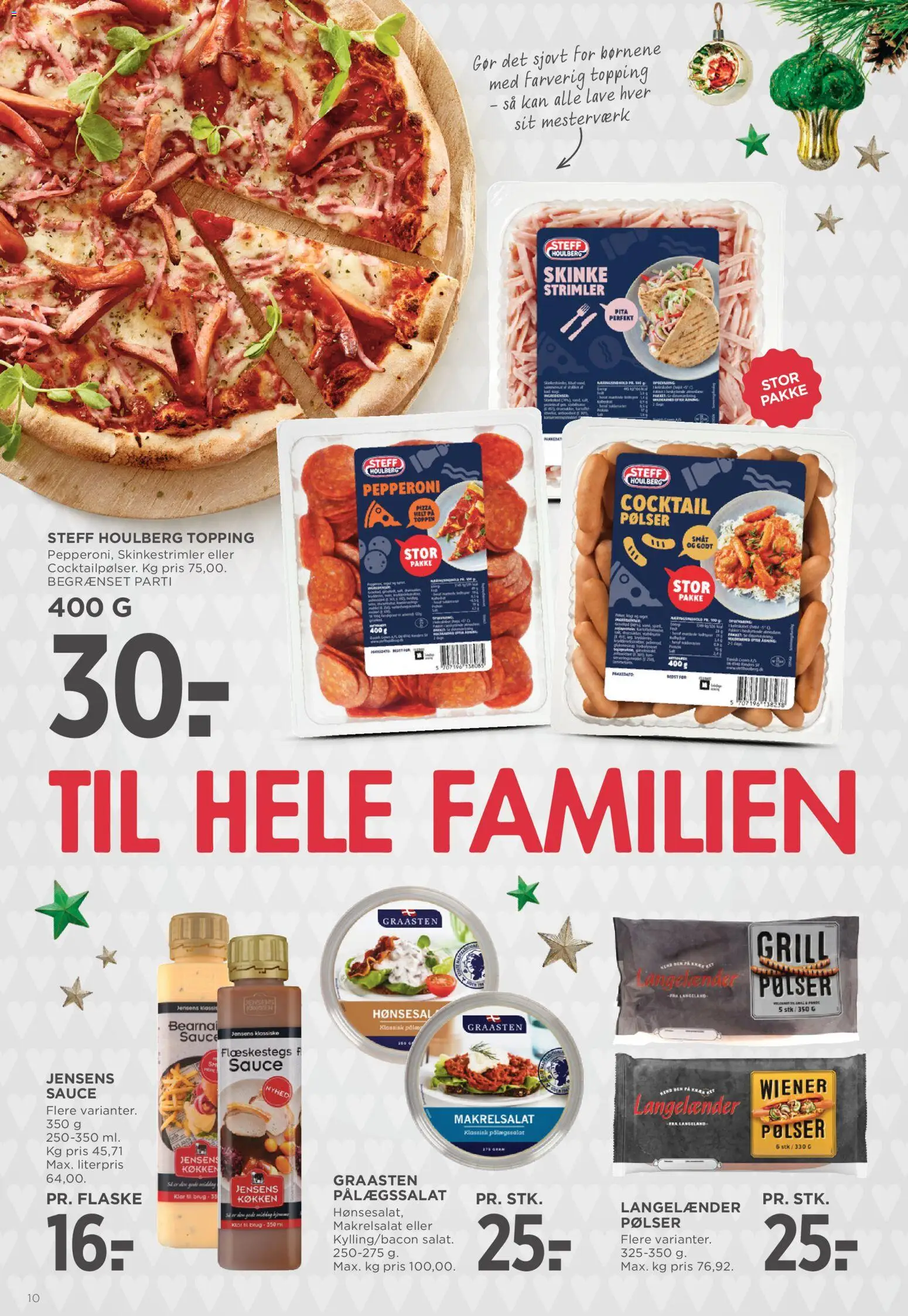 Meny tilbudsavis – gyldig fra 21.11.2025 | Side: 12 | Produkter: Pølser, Skinke, Grill