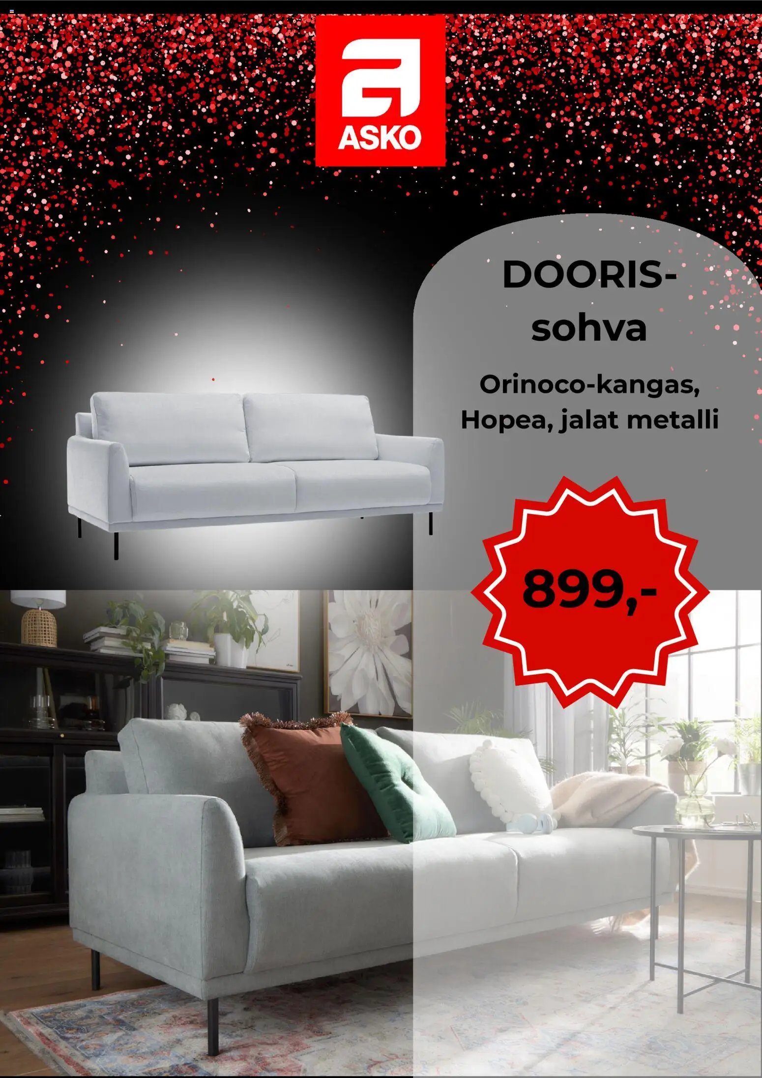 Asko - Black Friday – voimassa 24.11.2025 alkaen | Sivu: 7 | Tuotteet: Sohva