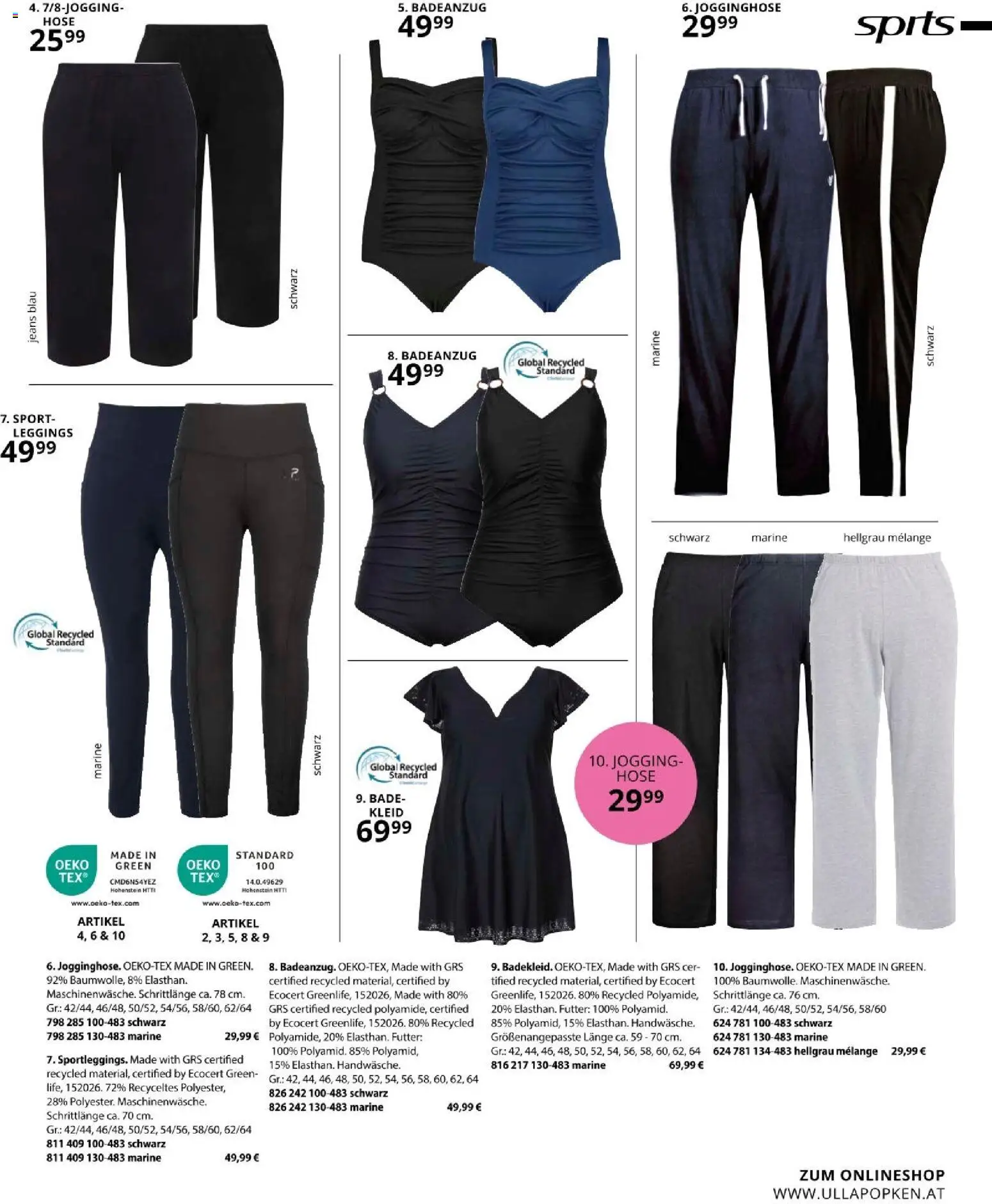 Ulla Popken akciós ujság - amely érvényes a következő dátumtól: 01.03.2026 | Oldal: 177 | Termékek: Leggings