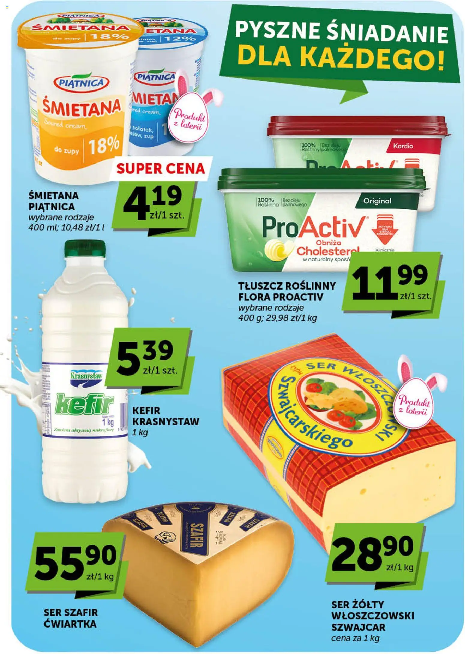 ABC gazetka - Market od 02.04.2026 | Strona: 18 | Produkty: Ser żółty, Kefir, Ser, Śmietana
