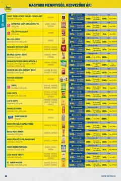 Metro - Nagy Ajánlatok Kiskereskedőknek - amely érvényes a következő dátumtól: 01.10.2025 | Oldal: 20 | Termékek: Pringles, Kávékapszula, Édesség, Csokoládé