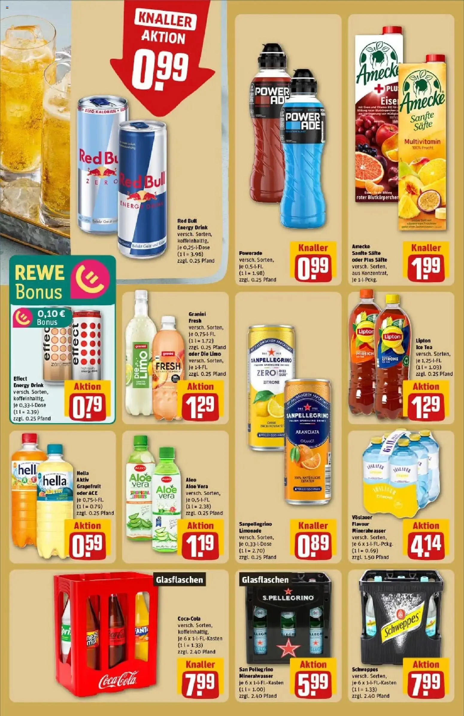 Rewe prospekt Brandenburg An Der Havel	 – gültig ab 26.01.2026 | Seite: 16 | Produkte: Red bull, Limonade, Schweppes, Pfirsich