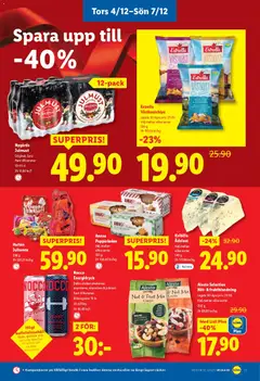 Lidl - erbjudanden - Förhandsvisning av reklamblad från butik Lidl aktuell från 01.12.2025 | Sida: 28 | Produkter: Galler, Energidryck, Gräddfil, Potatis