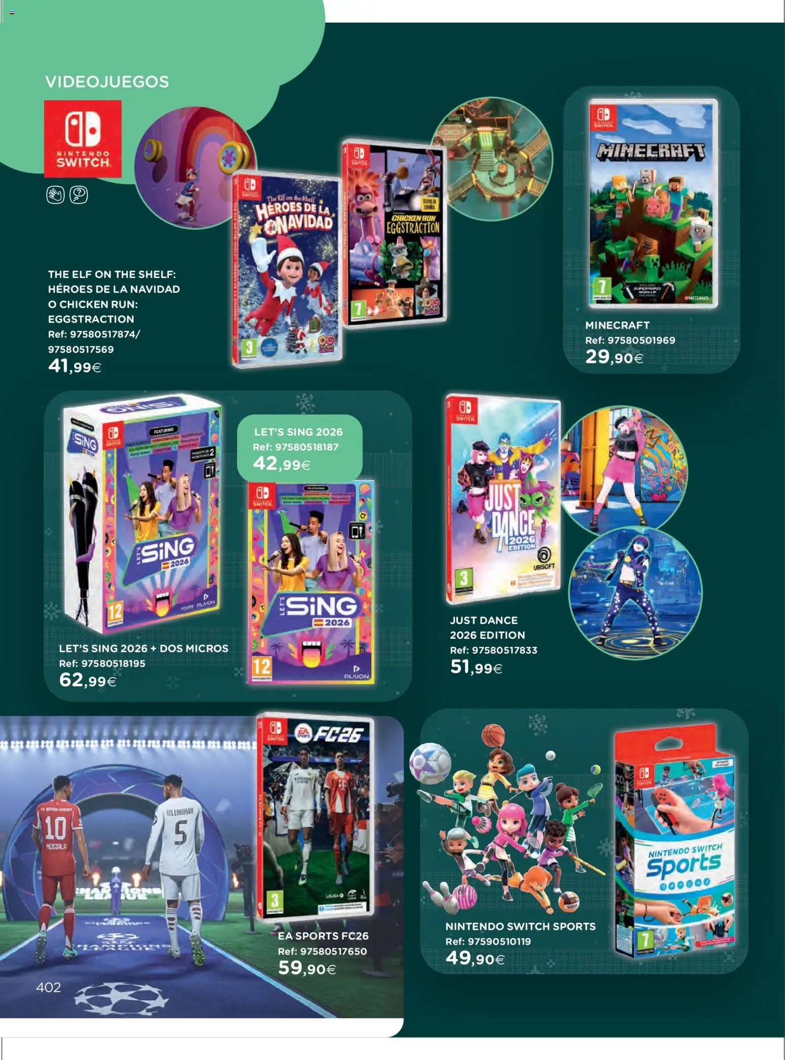 El Corte Inglés ofertas │ válido desde el 27.10.2025 | Página: 402 | Productos: Nintendo