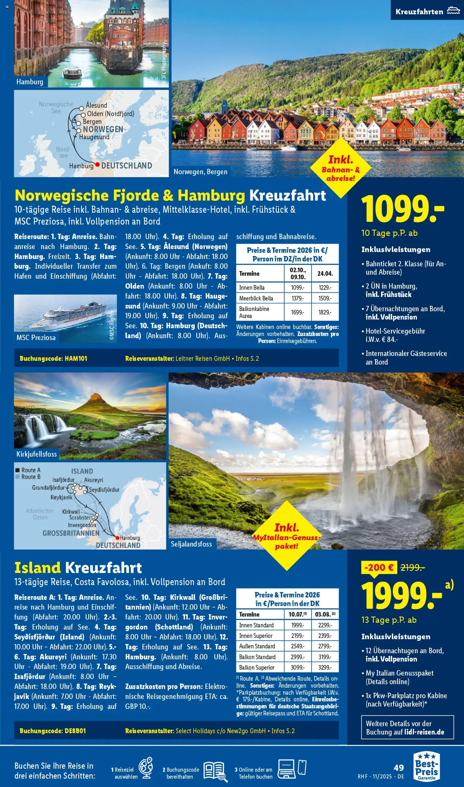 Lidl Reisen  - Black Friday – gültig ab 29.10.2025 | Seite: 49 | Produkte: Telefon, Uhr