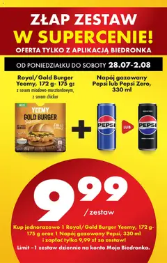 Biedronka gazetka od 28.07.2025 | Strona: 5 | Produkty: Pepsi, Sos