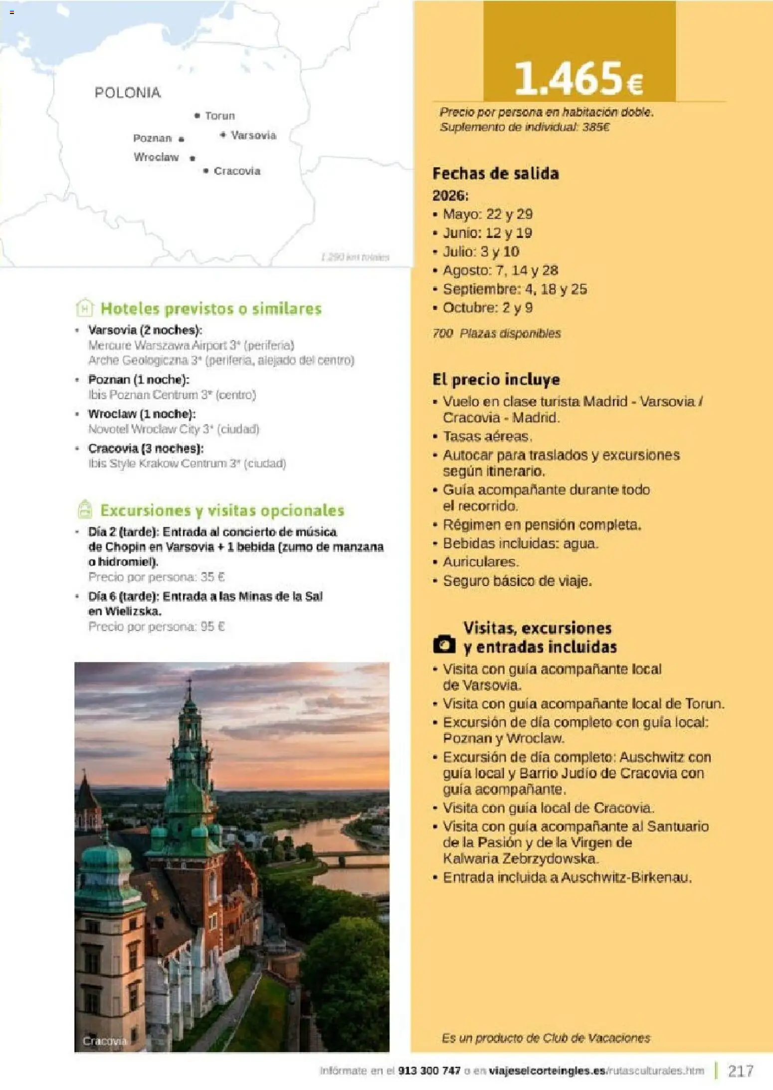 Viajes El Corte Inglés Rutas Culturales de la Comunidad de Madrid │ válido desde el 01.04.2026 | Página: 217 | Productos: Ροζ πιπέρι, Manzana