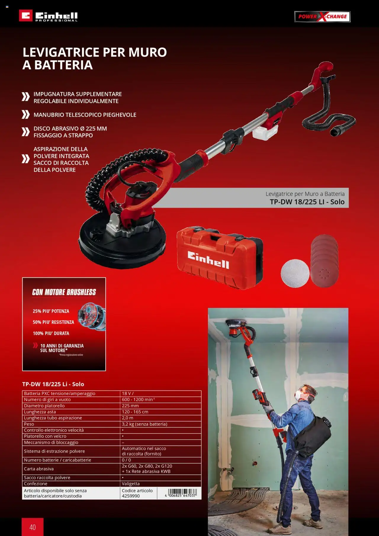 Volantino Einhell del 06.02.2025 | Pagina: 40 | Prodotti: Tubo, Disco, Batterie, Caricabatterie