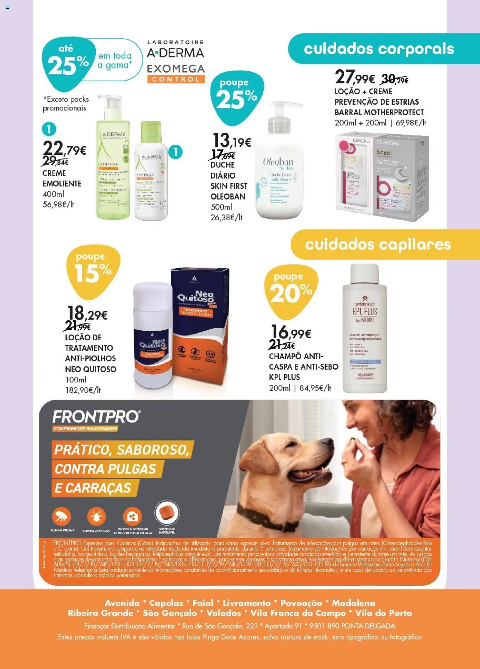 Pingo Doce Bem Estar Primavera Açores │ válido de 09.04.2026 | Página: 4 | Produtos: Shampoo, Inseticida, Ovos, Creme