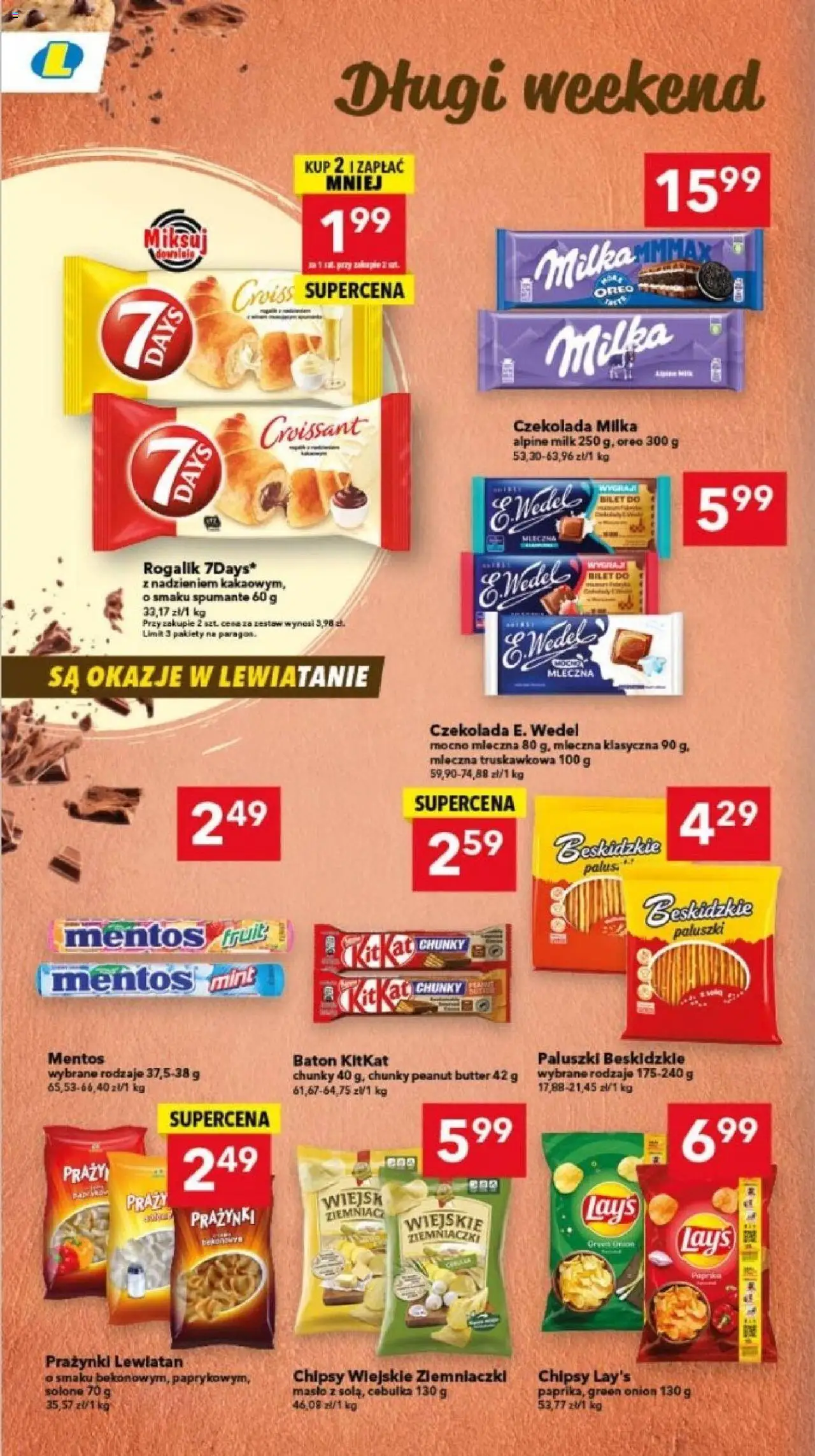 Lewiatan gazetka - Bydgoszcz od 17.06.2025 | Strona: 10 | Produkty: Chipsy, Czekolada milka, Baton, Czekolada
