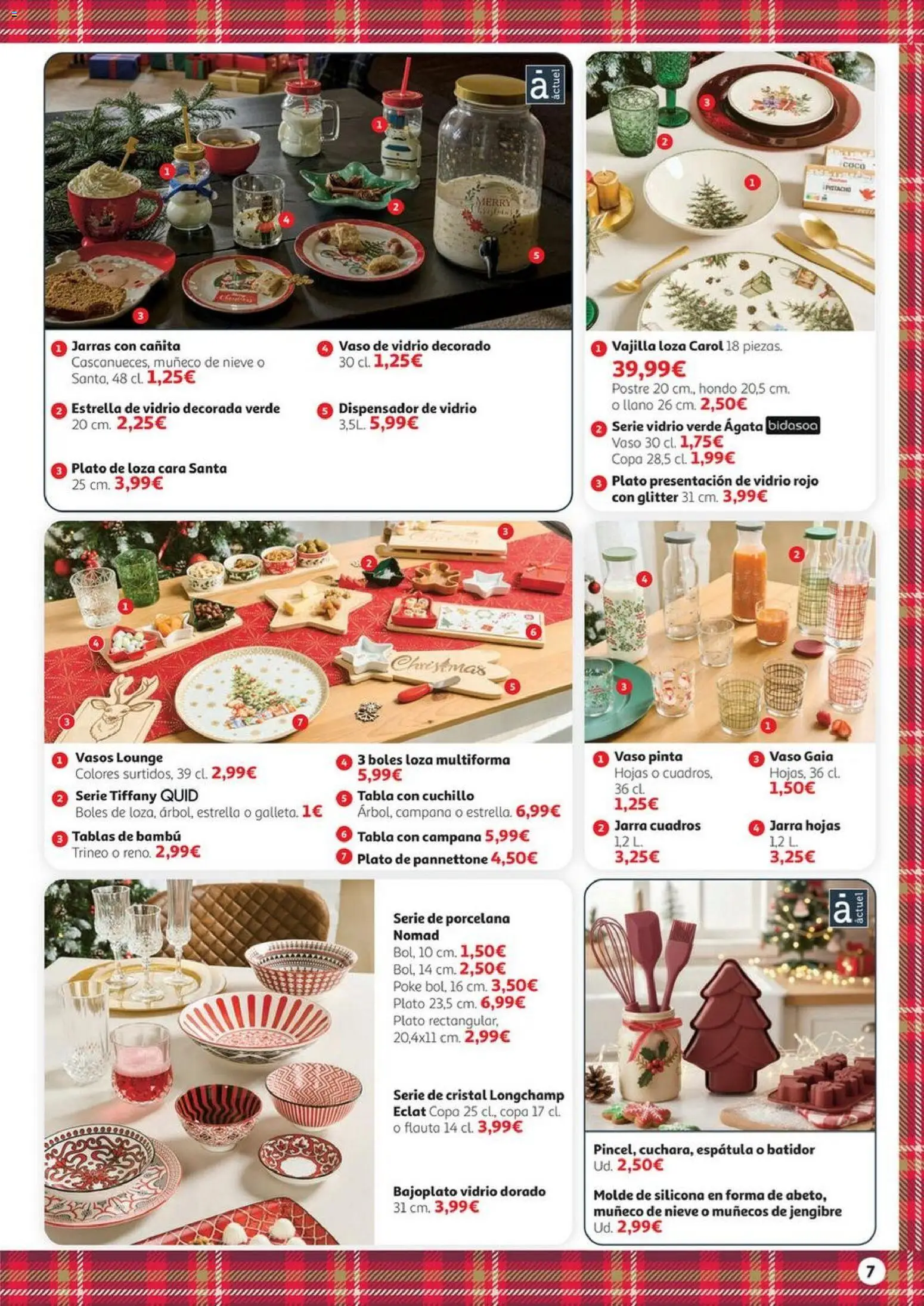 Alcampo - Decoración Navidad HG │ válido desde el 06.11.2025 | Página: 7 | Productos: Τυρόπιτα, Dispensador, Βρεφικό κρεβάτι, Vaso pinta