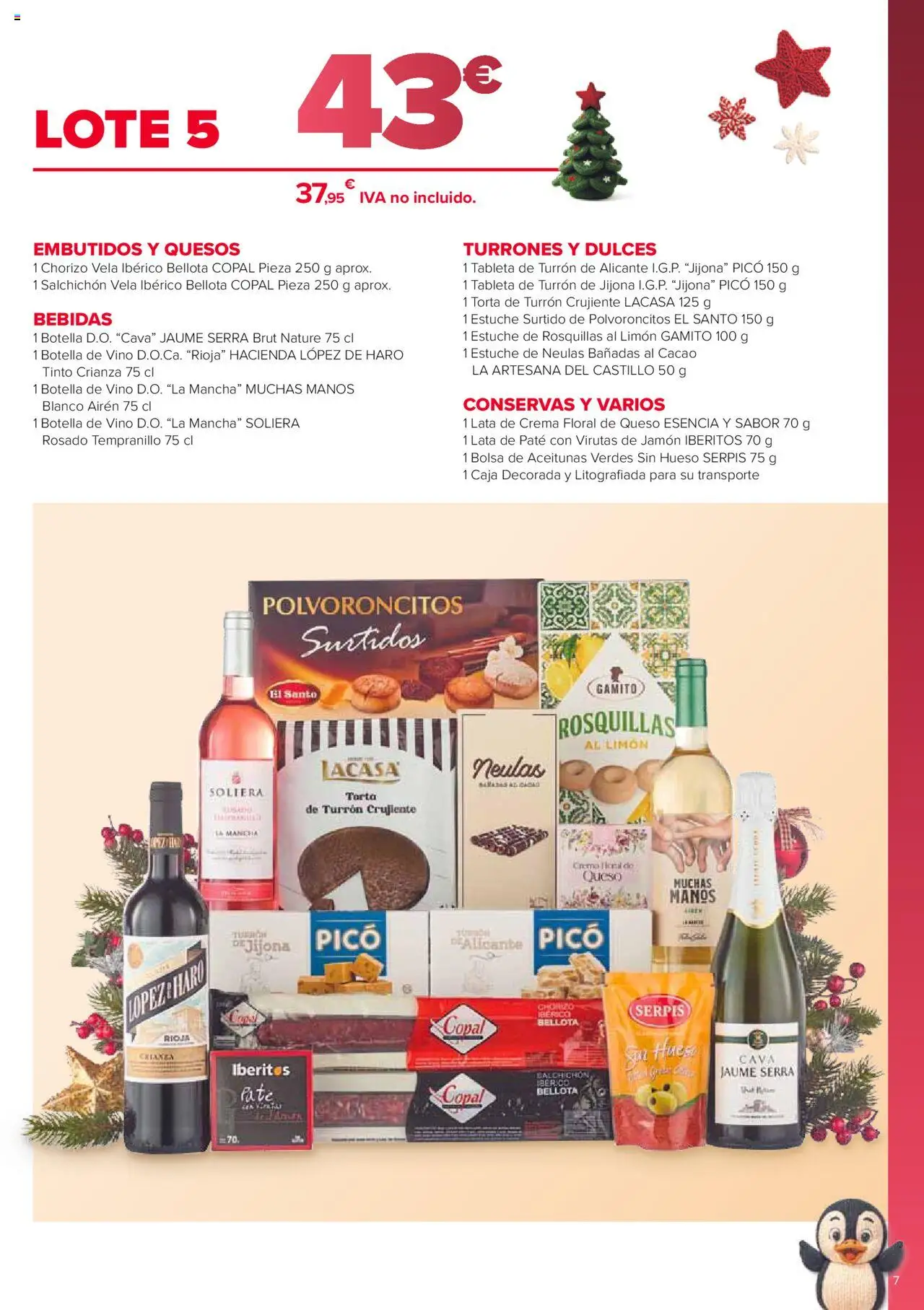 Carrefour - Cestas │ válido desde el 18.10.2025 | Página: 7 | Productos: Jamón, Vino, Paté, Crema