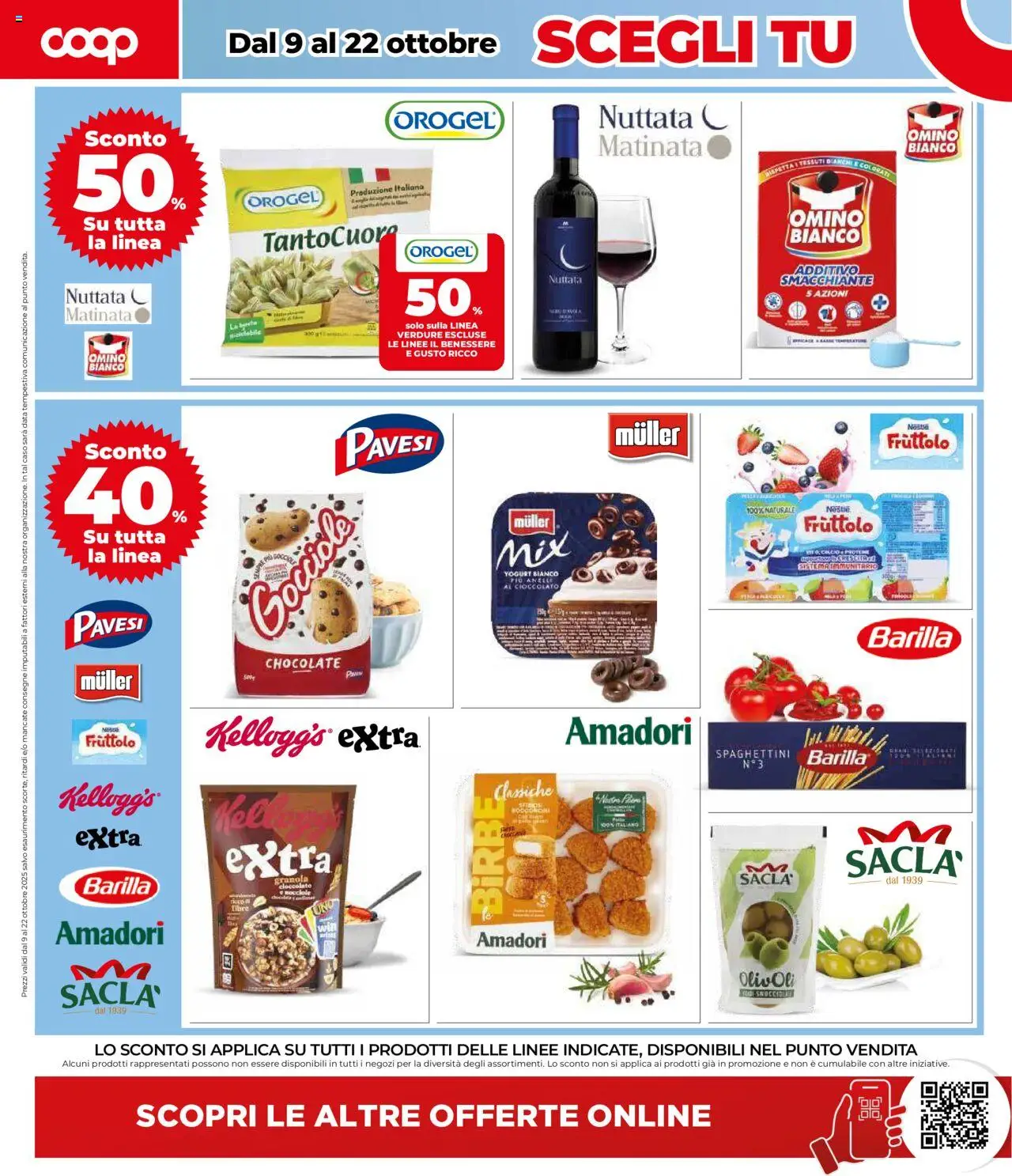 Volantino COOP del 09.10.2025 | Pagina: 2 | Prodotti: Yogurt, Verdure, Nocciole, Data