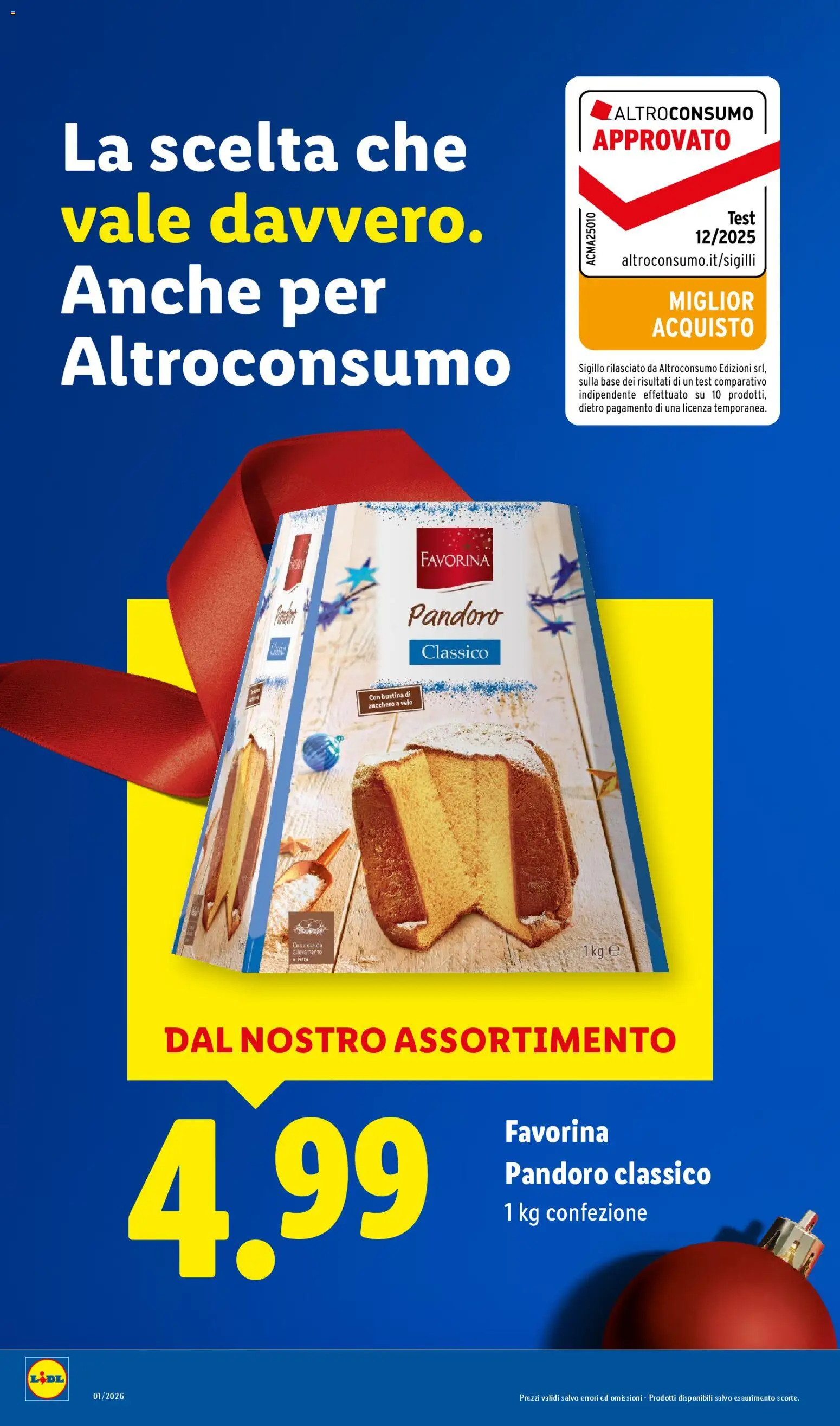 Volantino Lidl del 29.12.2025 | Pagina: 28 | Prodotti: Uova, Zucchero, Pandoro