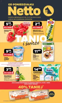 Pogląd oferty "Netto gazetka - Spożywcza" - ważna od 21.07.2025