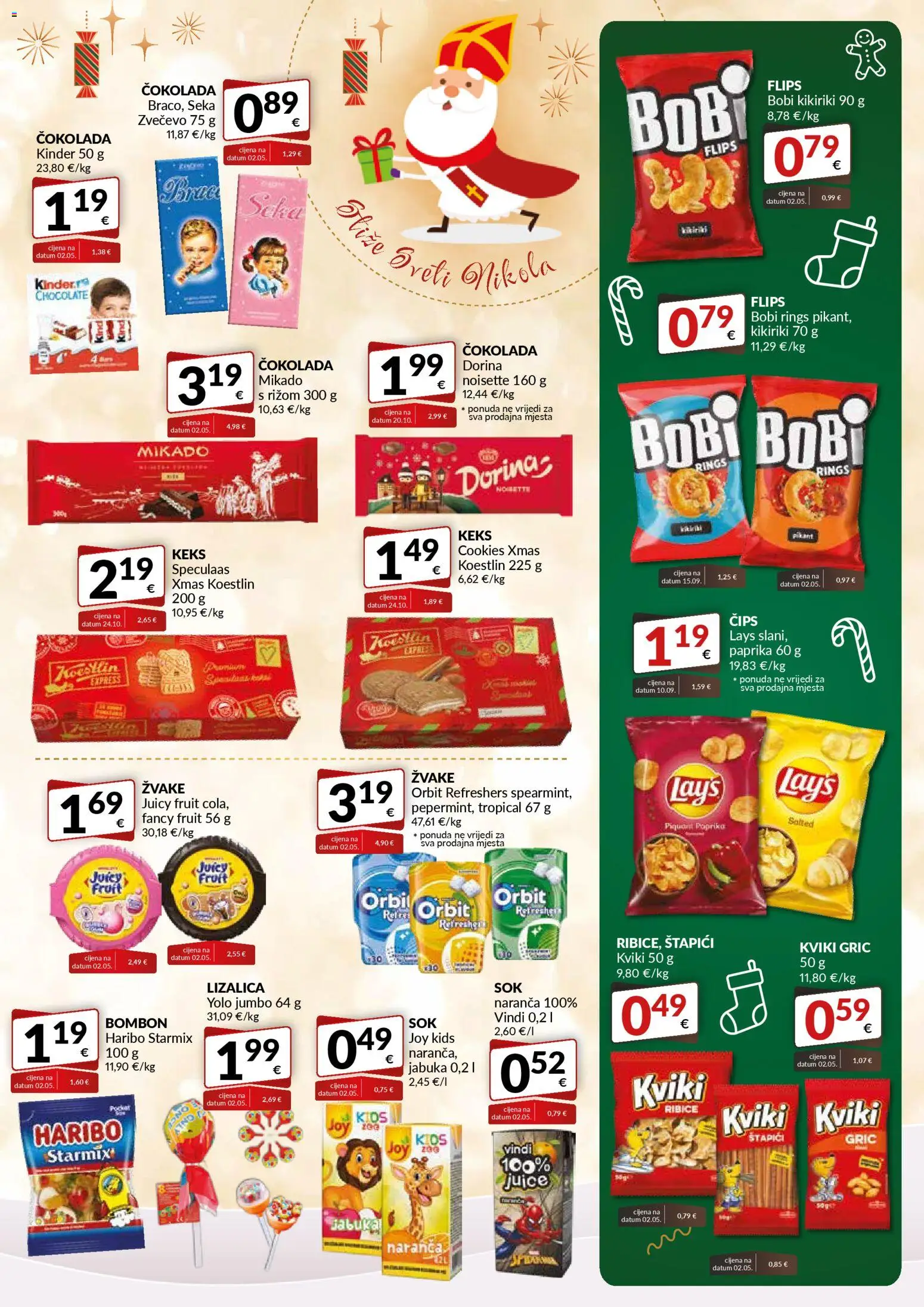 Bakmaz katalog | vrijedi od 04.12.2025 | Stranica: 3 | Proizvodi: Flips, Čokolada, Paprika, Kikiriki