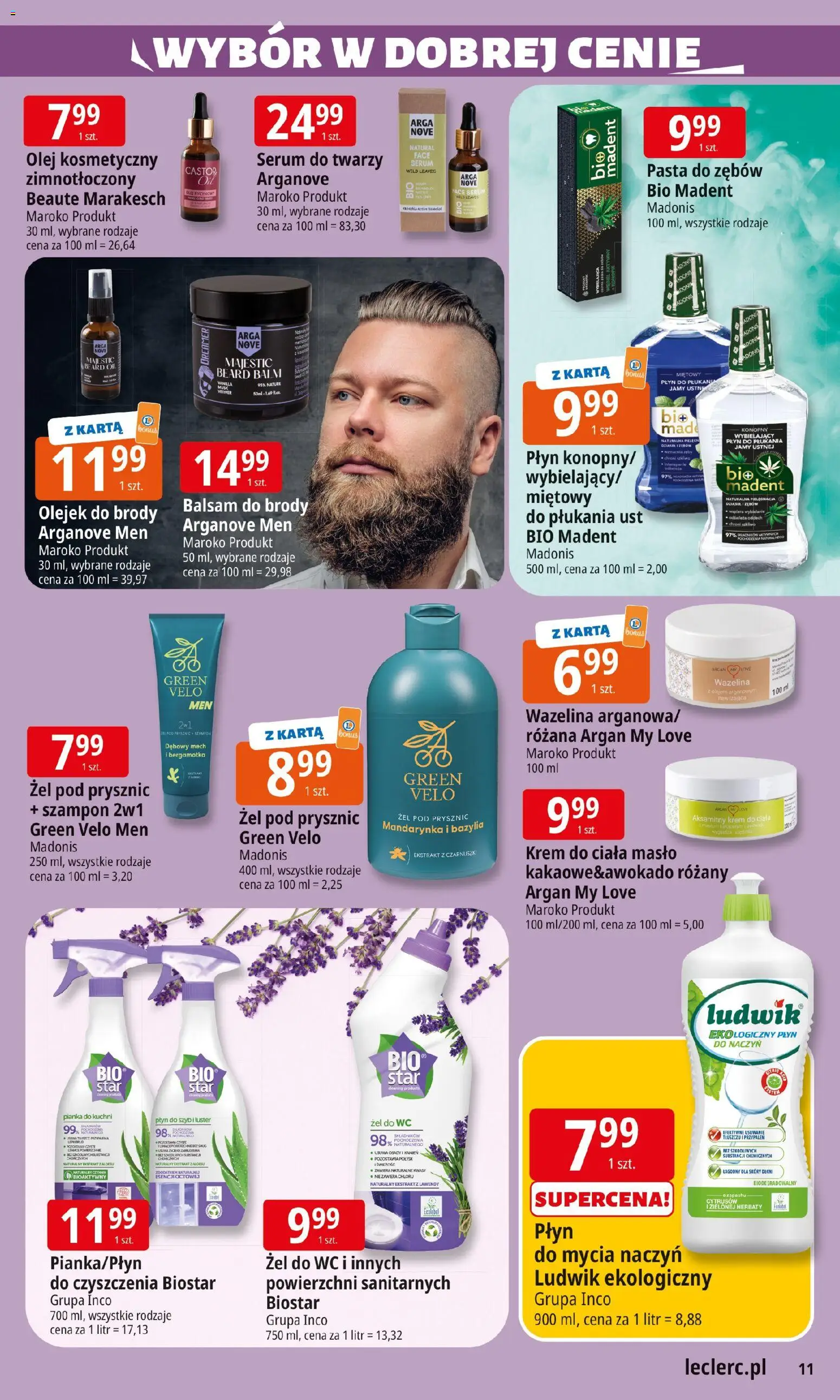 E.Leclerc Gazetka - Radom od 28.10.2025 | Strona: 11 | Produkty: Prysznic, Olej, Żel pod prysznic, Serum do twarzy