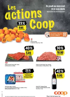 Vorschau von dem Prospekt - Coop - Les actions de la semaine ab 31.07.2025
