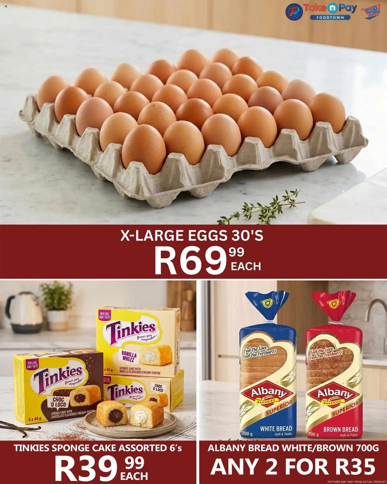 New Take n Pay catalogue – valid from 21.04.2026 | Page: 22 | Products: Cake, Eggs, Bread, Chocolate