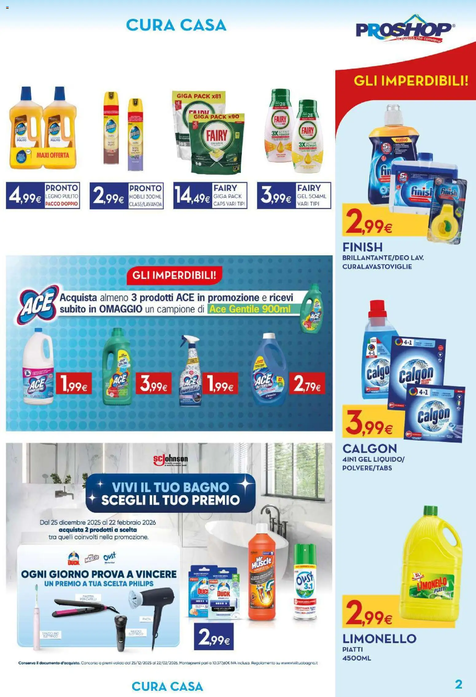 Volantino Proshop del 08.01.2026 | Pagina: 3 | Prodotti: Piatto, Bagno