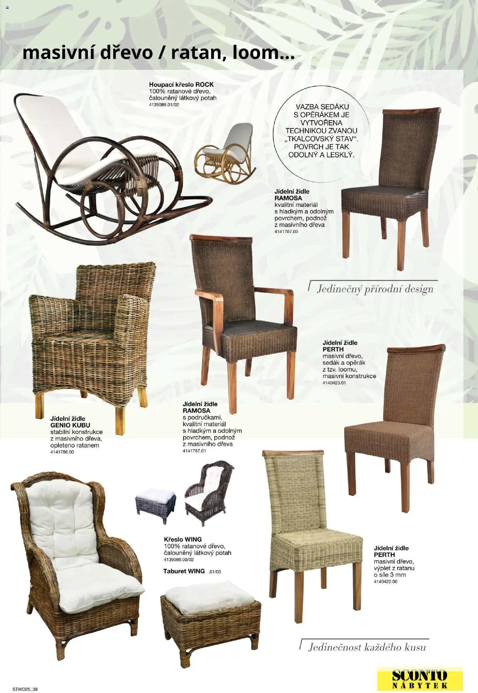 Sconto nábytek katalog - Nábytek z masivu od 01.01.2026 | Strana: 39