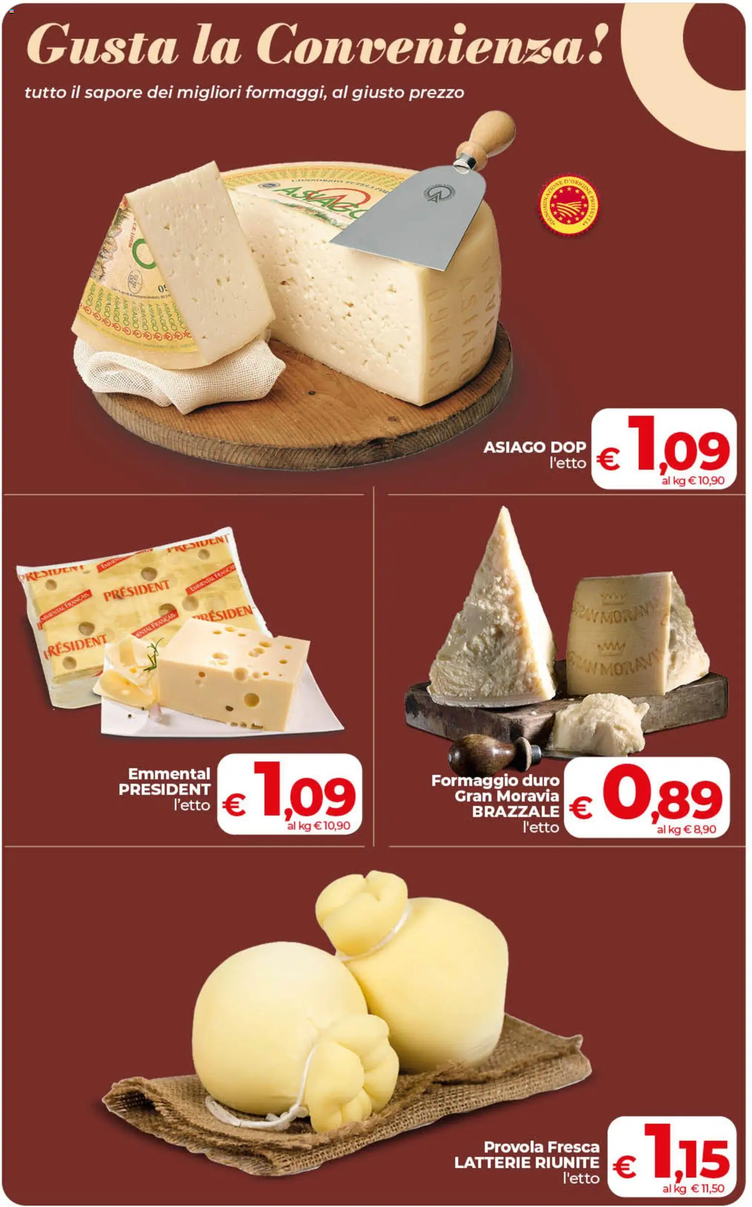 Volantino COOP del 07.04.2026 | Pagina: 10 | Prodotti: Formaggio, Provola, Emmental