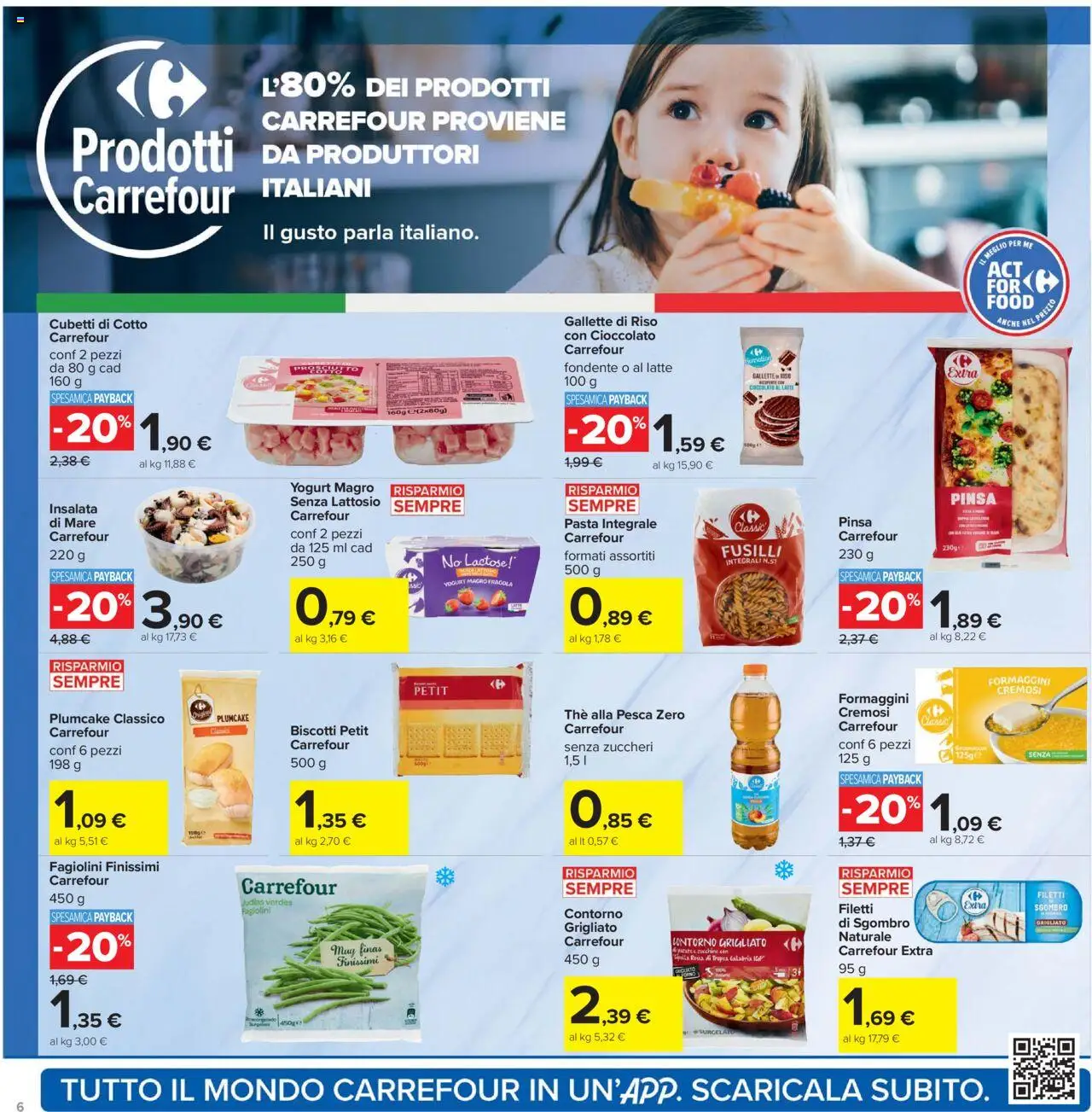 Volantino Carrefour del 21.08.2025 | Pagina: 6 | Prodotti: Riso, Pasta, The, Fusilli