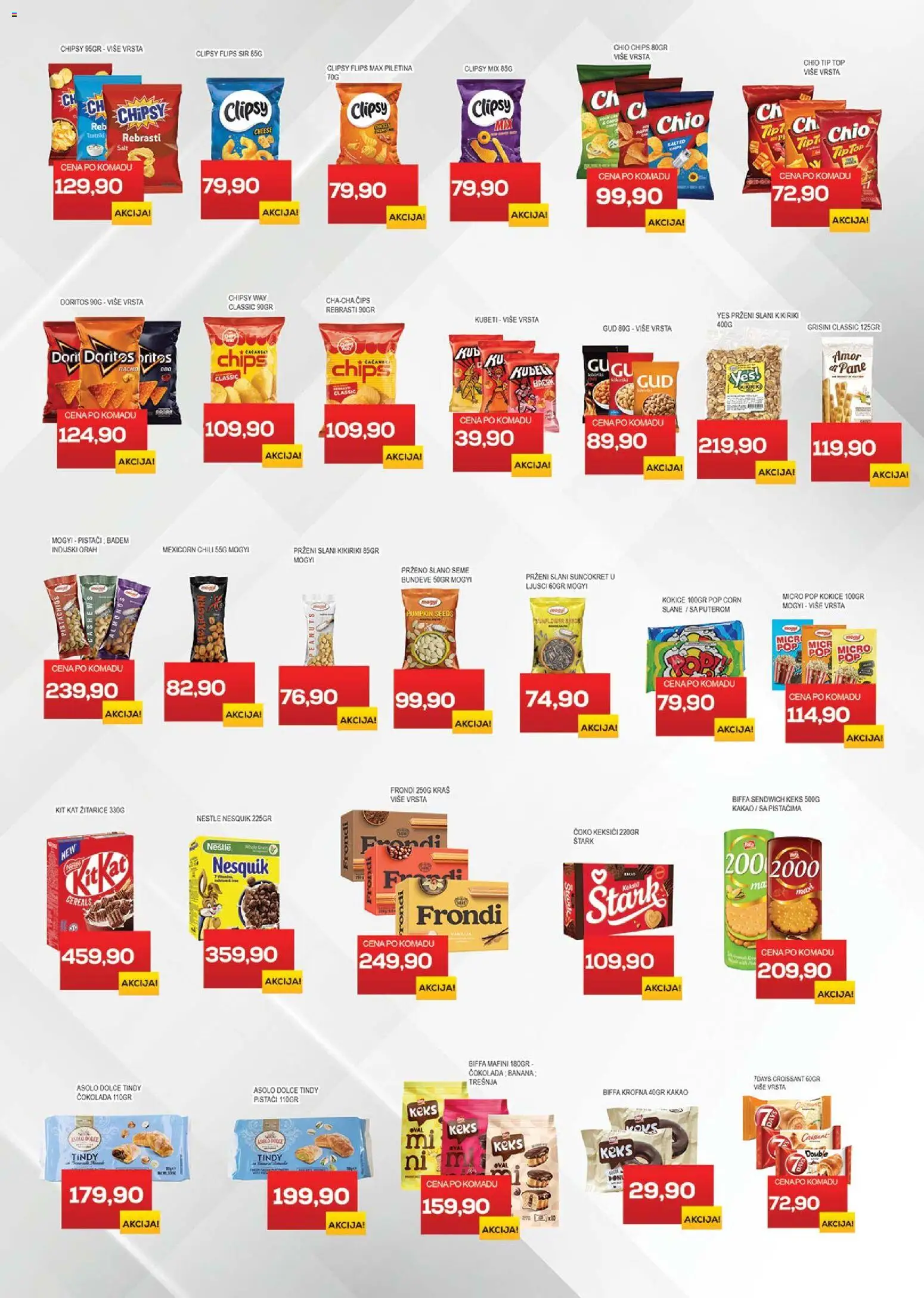 Medius katalog - važi od 24.02.2026 | Strana: 13 | Proizvode: Badem, Doritos, Čokolada, Nesquik
