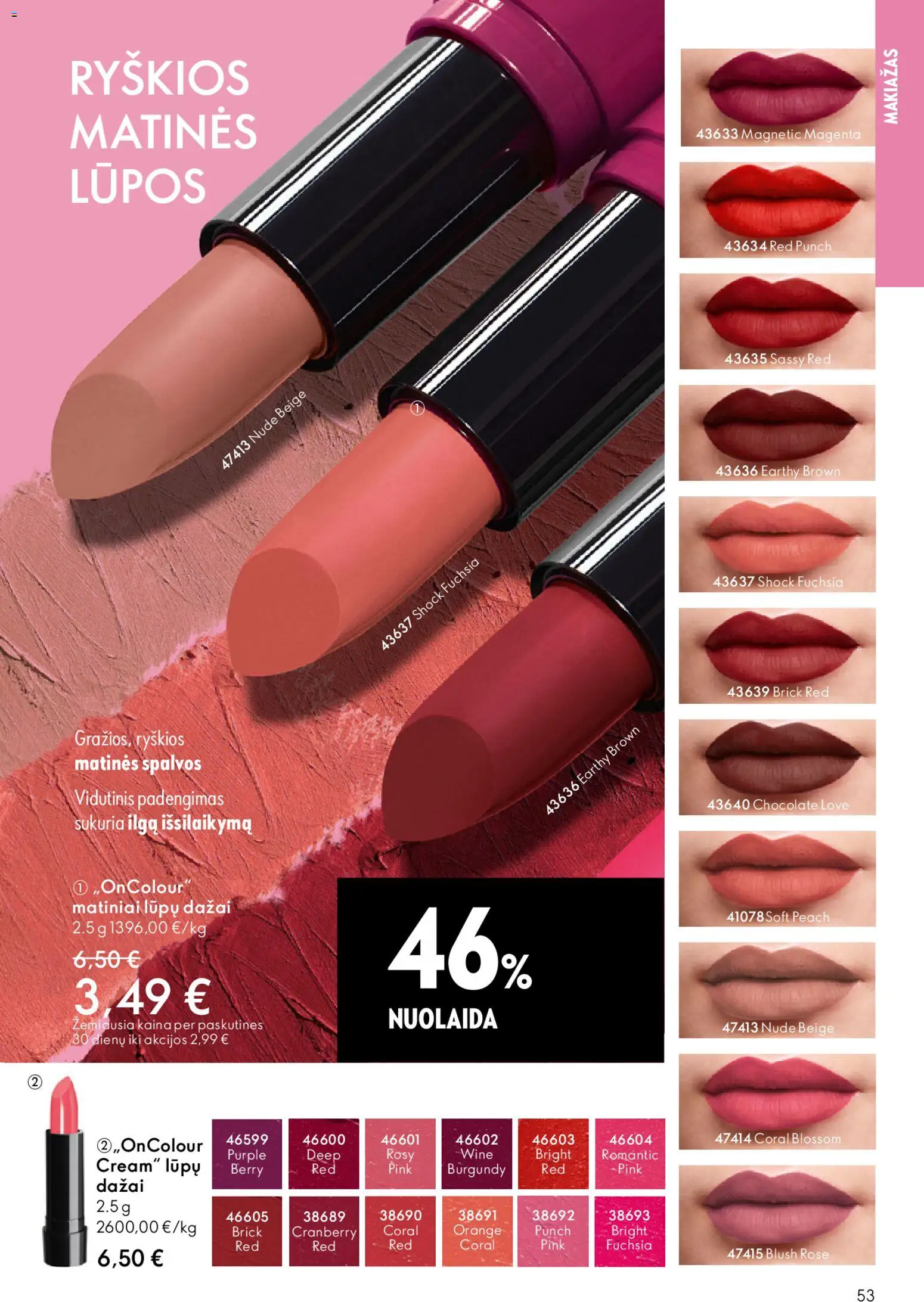 Oriflame akcijos nuo 31.12.2025 | Puslapis: 53 | Prekių: Makiažas