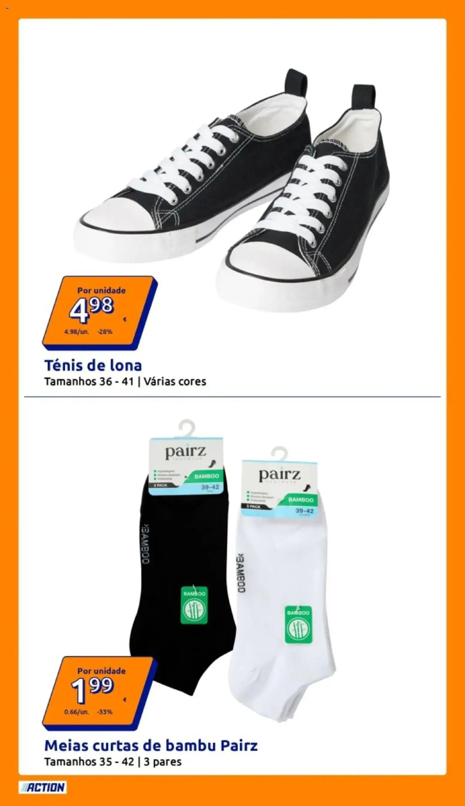 Action - Preços extremamente baixos │ válido de 04.03.2026 | Página: 5 | Produtos: Meias
