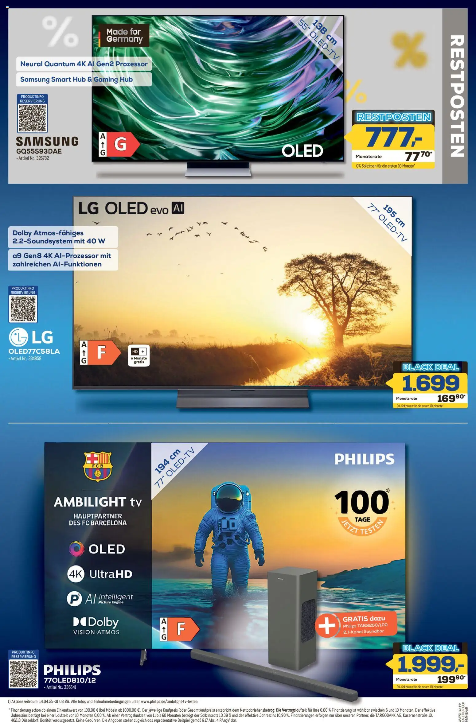 Euronics - Black Friday – gültig ab 06.11.2025 | Seite: 3 | Produkte: LG, Philips, Samsung, Soundbar