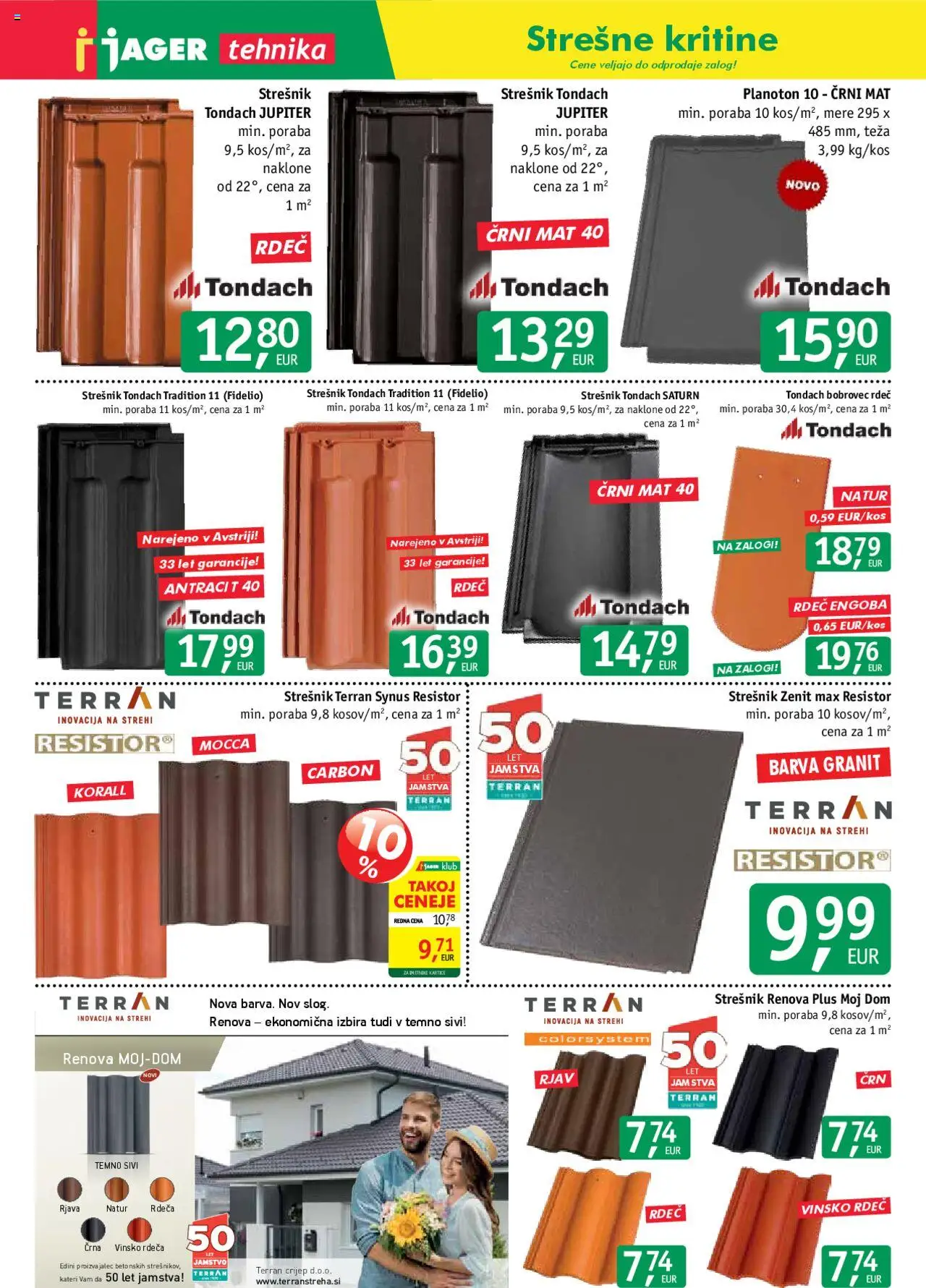 Jager katalog tehnika │ velja od 20.08.2025 | Stran: 6 | Izdelki: Teza, Barva