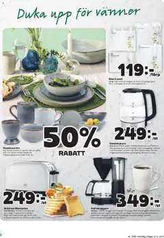 Coop Forum reklamblad aktuell från 01.09.2025 | Sida: 18 | Produkter: Kaffebryggare, Vattenkokare, Brödrost, Galler