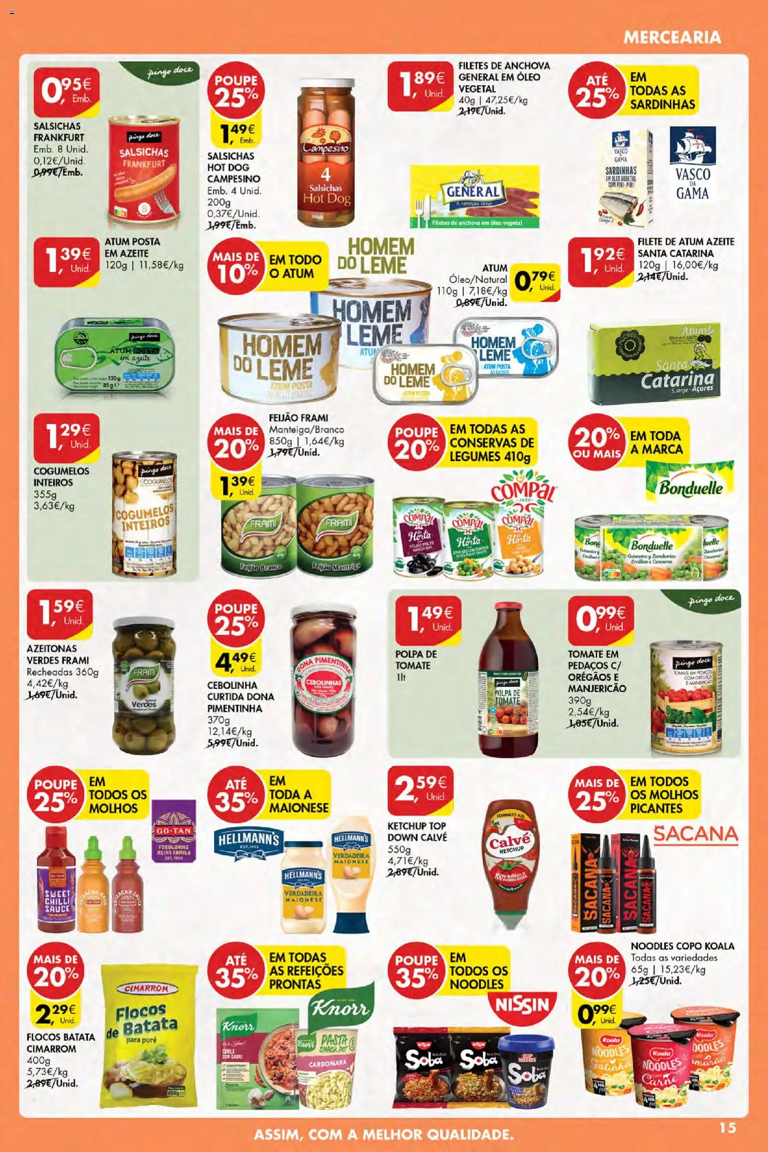 Pingo Doce Poupe Esta Semana Açores │ válido de 13.11.2025 | Página: 15 | Produtos: Orégãos, Top, Ketchup, Flocos