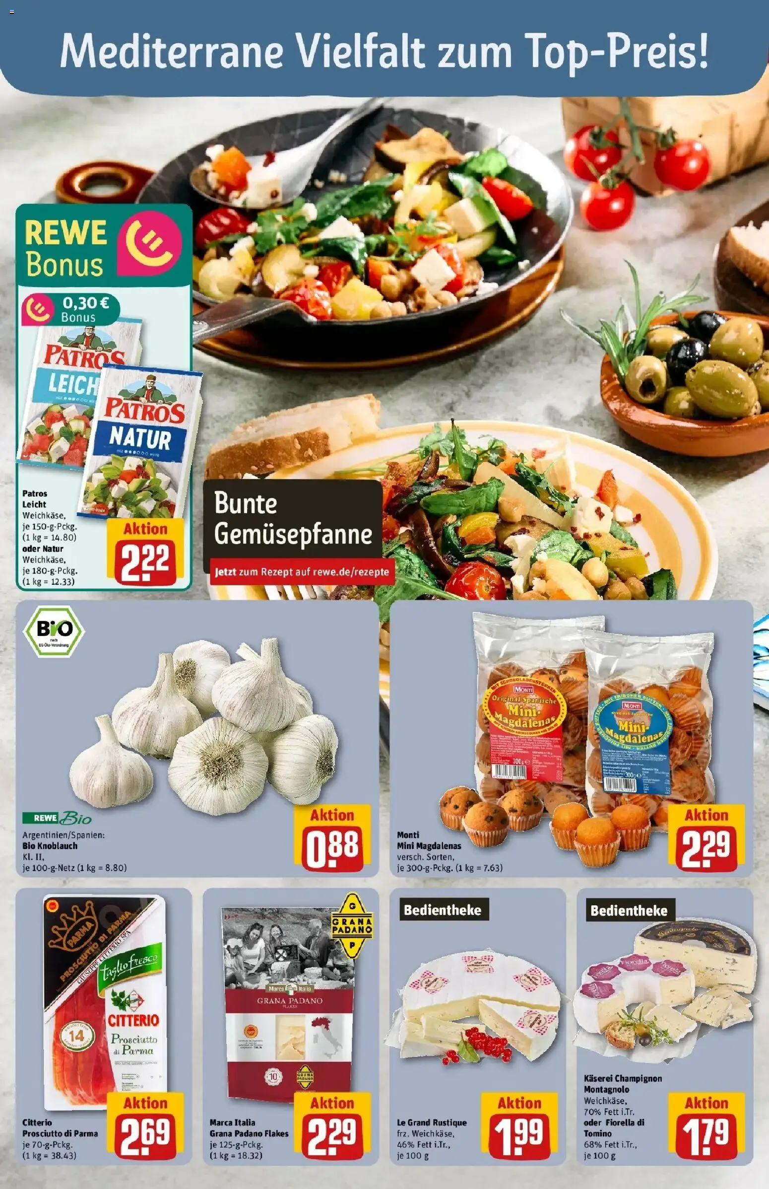 Rewe Prospekt Alzenau	 – gültig ab 02.03.2026 | Seite: 14 | Produkte: Feta, Patros, Knoblauch