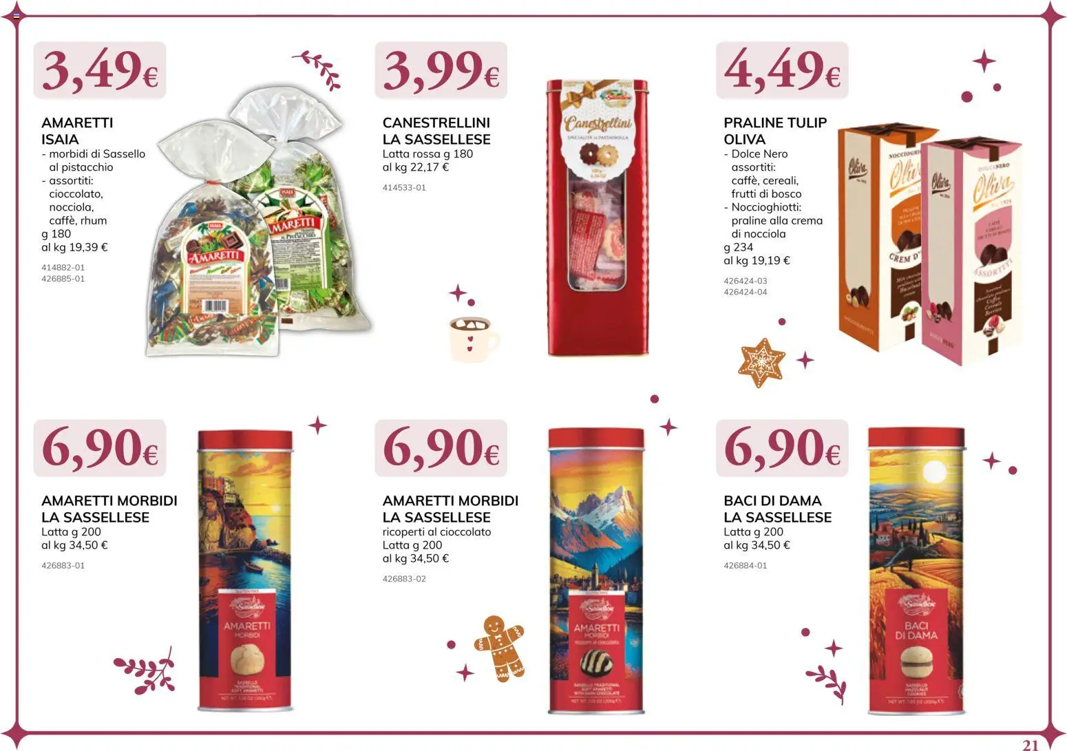 Volantino Basko del 24.11.2025 | Pagina: 21 | Prodotti: Crema, Cioccolato